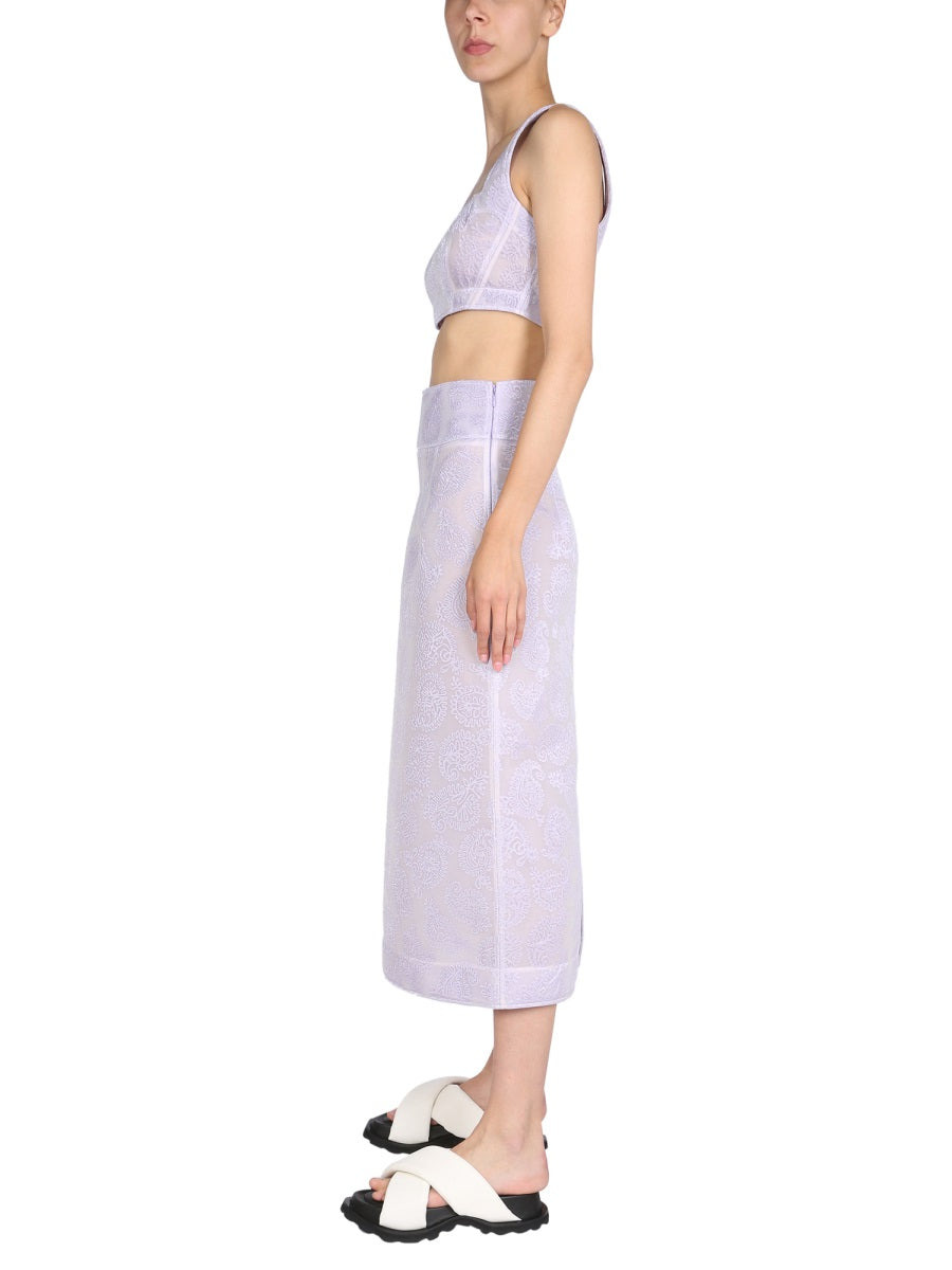Jil Sander Women Embroidery Top - 2