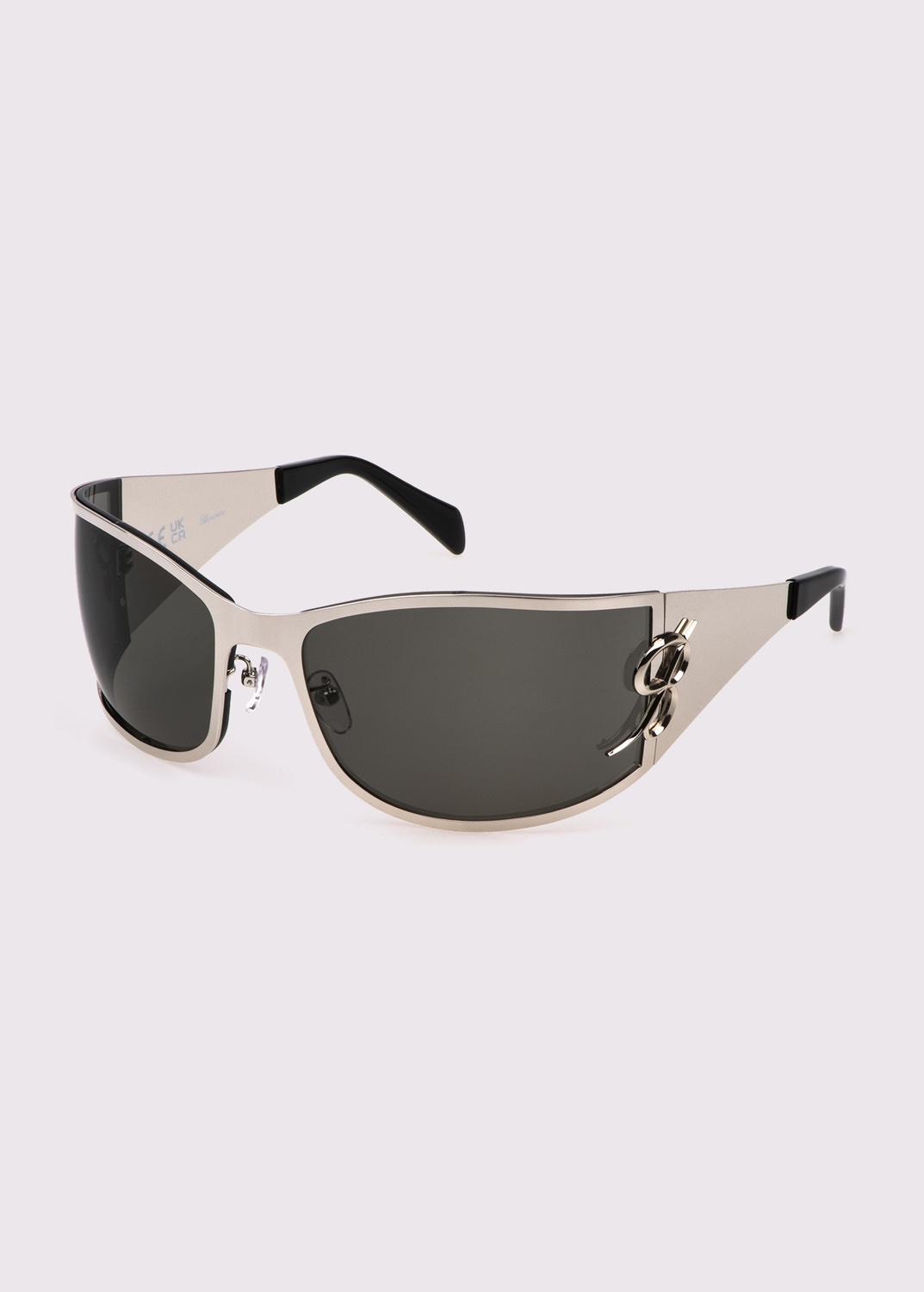 METAL WRAP-AROUND SUNGLASSES - 1