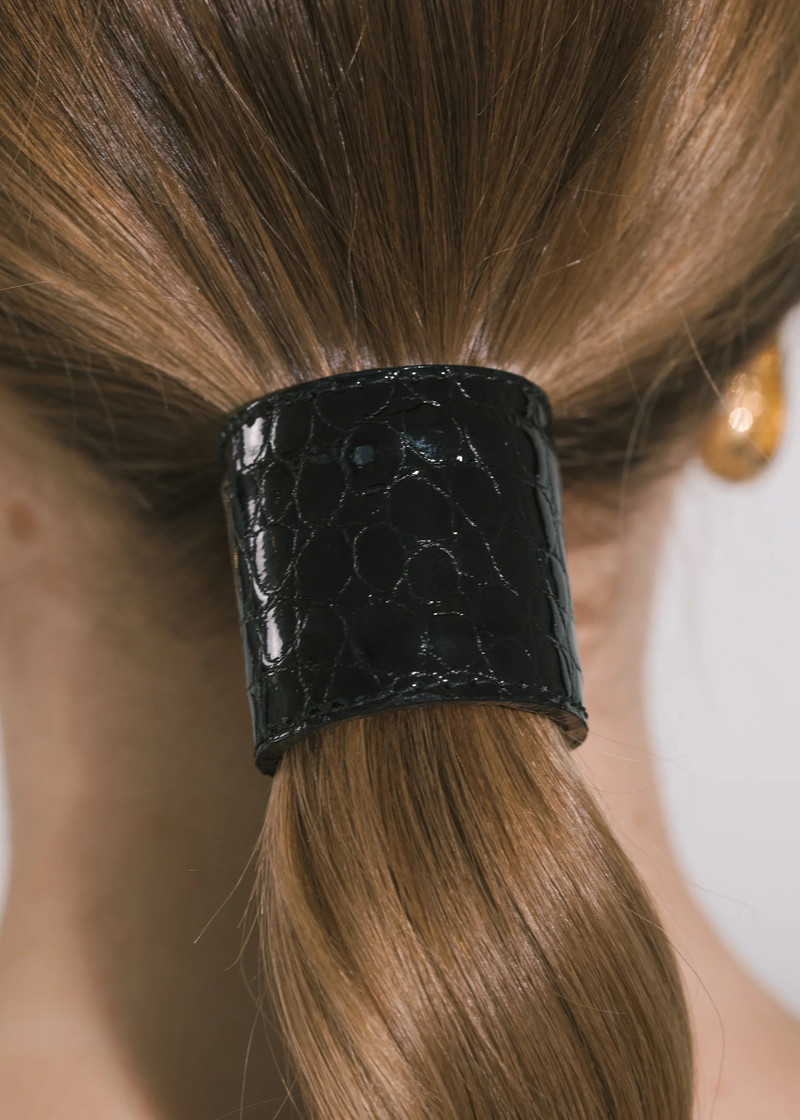 Jennifer Behr Embossed Leather Ponywrap outlook