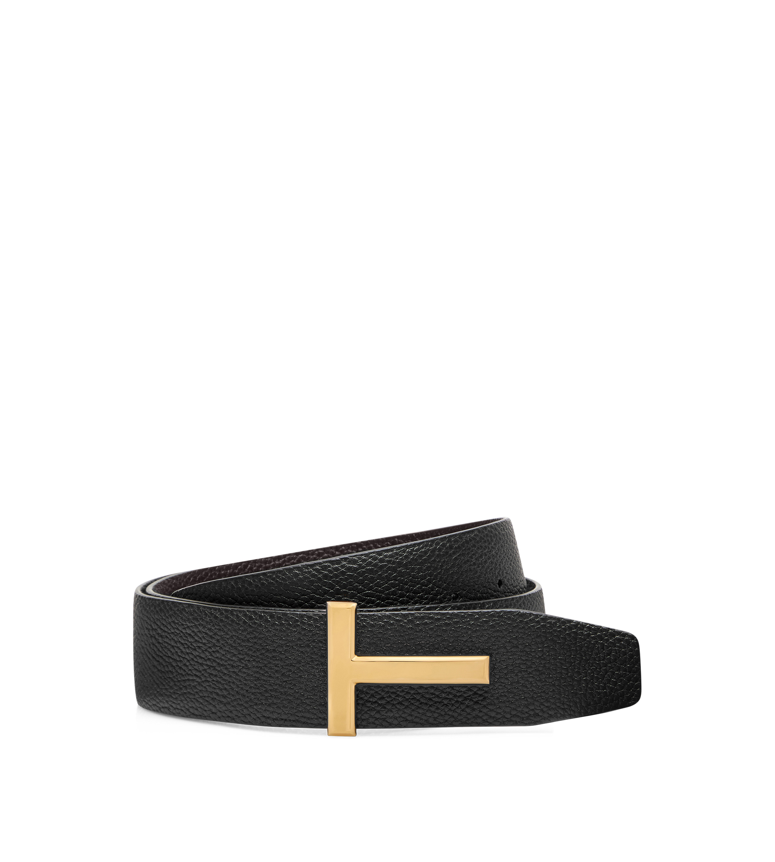 GRAIN LEATHER T ICON BELT - 3