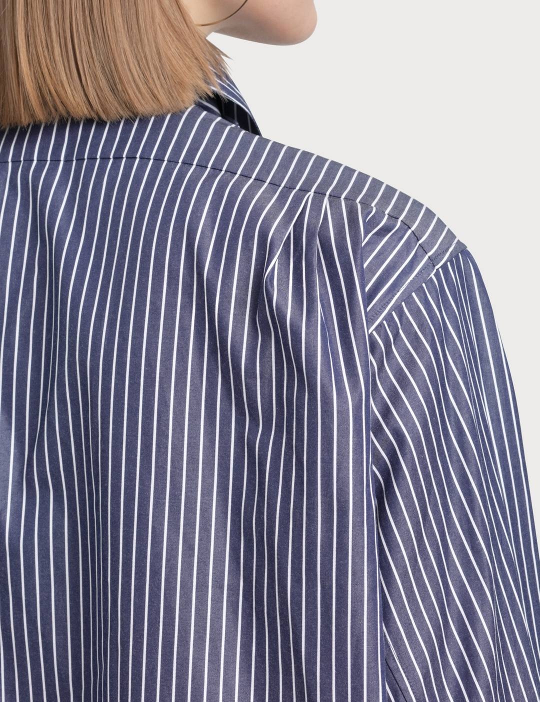 Strap Stripes Fringes Shirt - 4