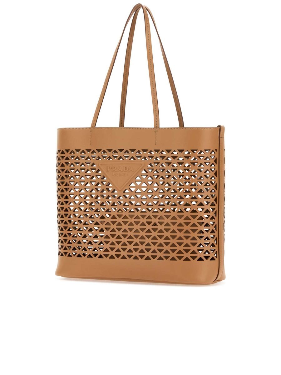 Sand Leather Shopper - 2