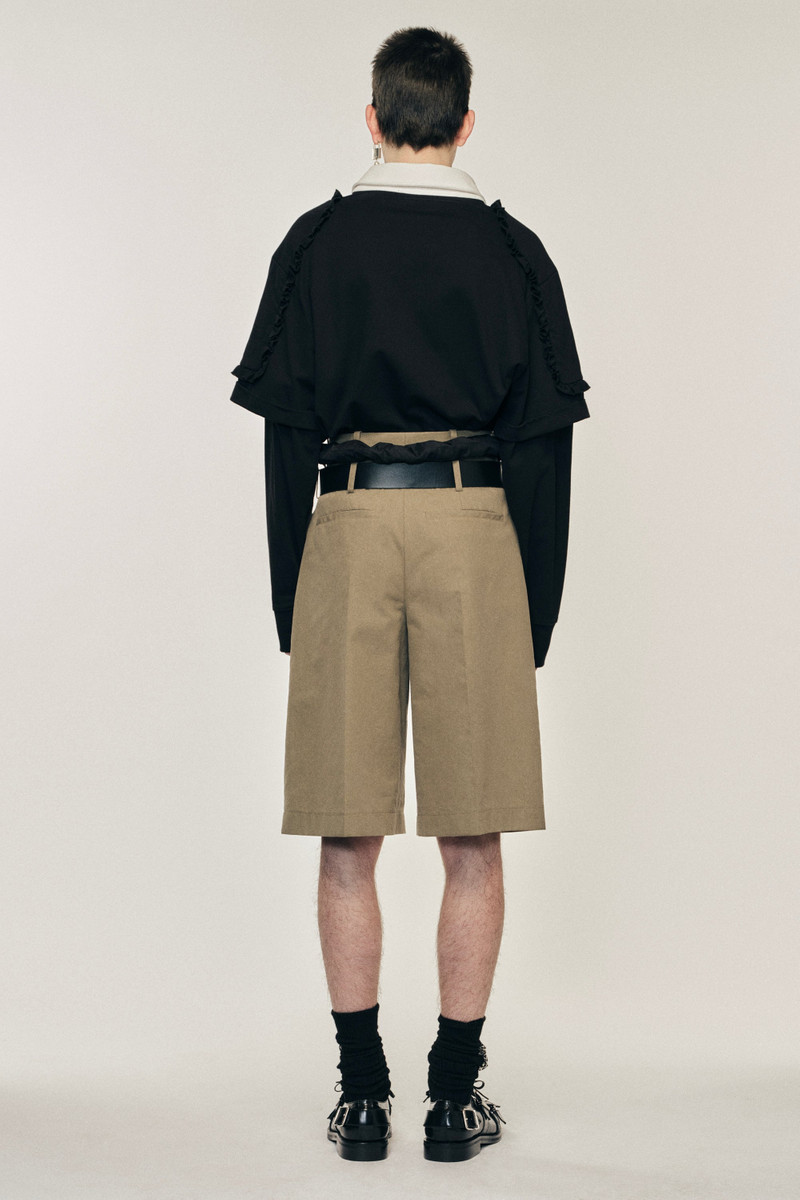 Simone Rocha Wide Leg Multi Belt Loop Shorts outlook