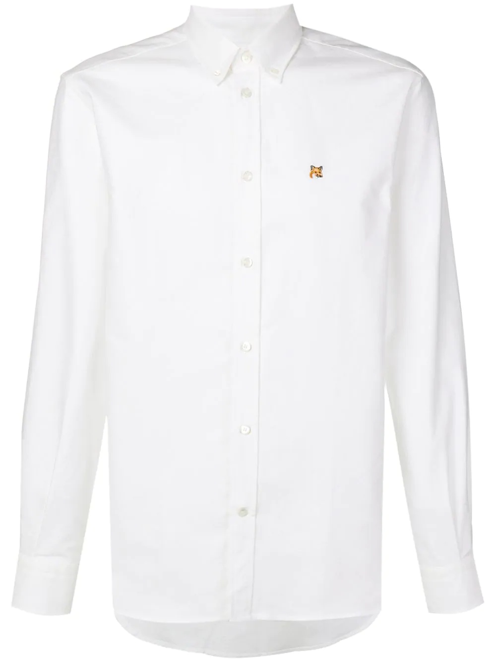 embroidered logo shirt - 1