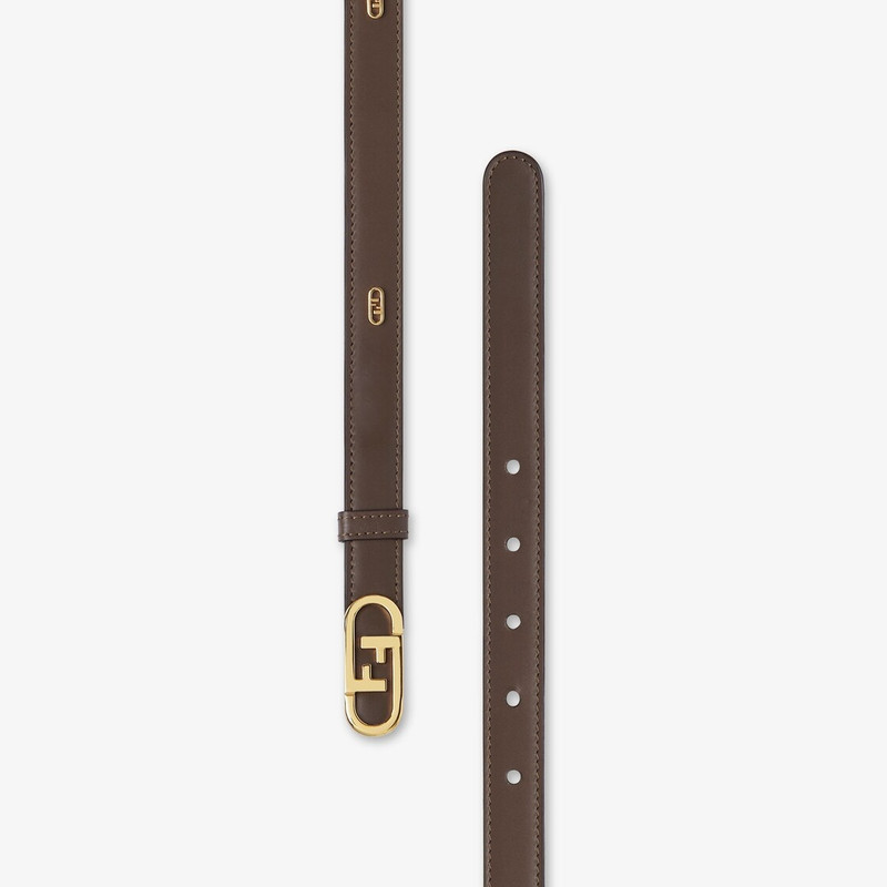 FENDI Brown leather belt outlook