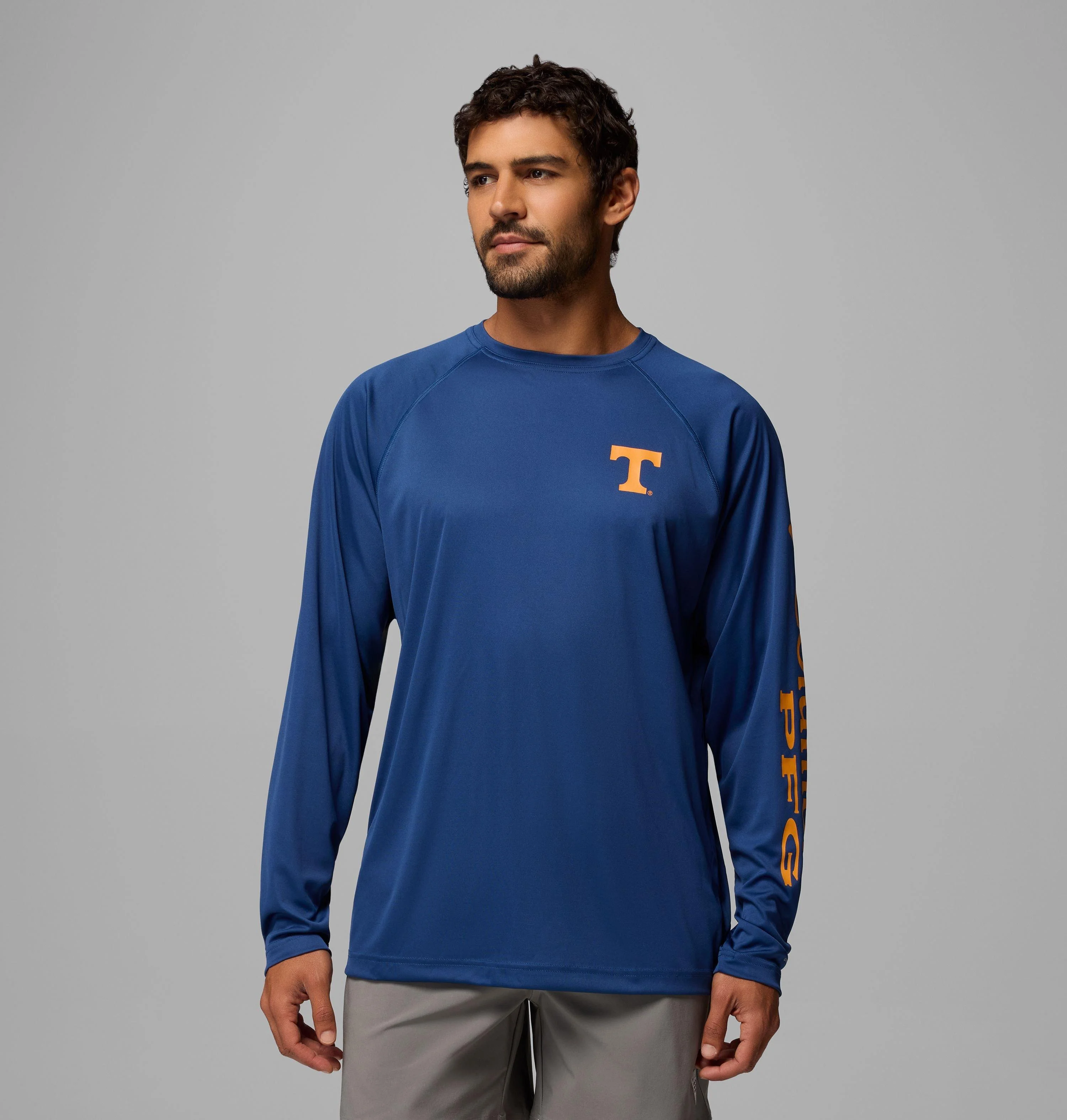 Men's Collegiate PFG Terminal Tackle Long Sleeve Shirt - Tennessee - 1