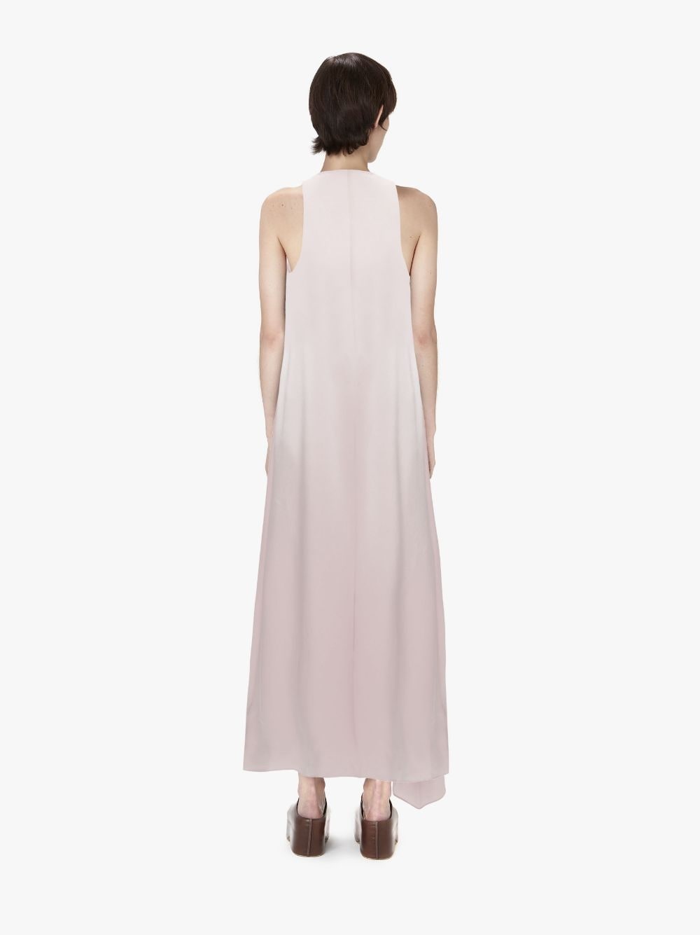 SLEEVELESS DRAPED DRESS - 3