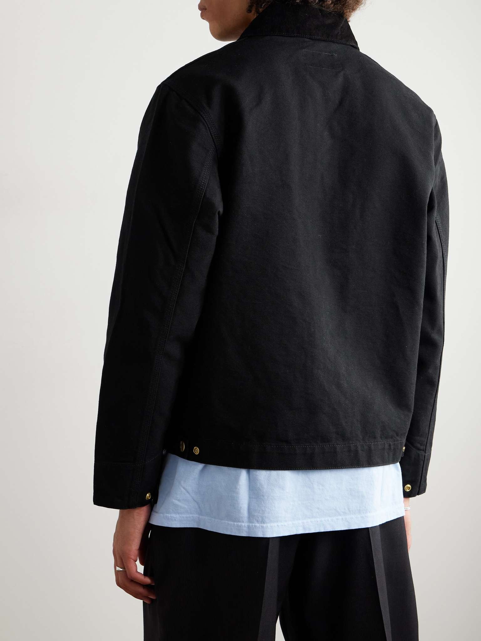 Detroit Corduroy-Trimmed Organic Cotton-Canvas Jacket - 3