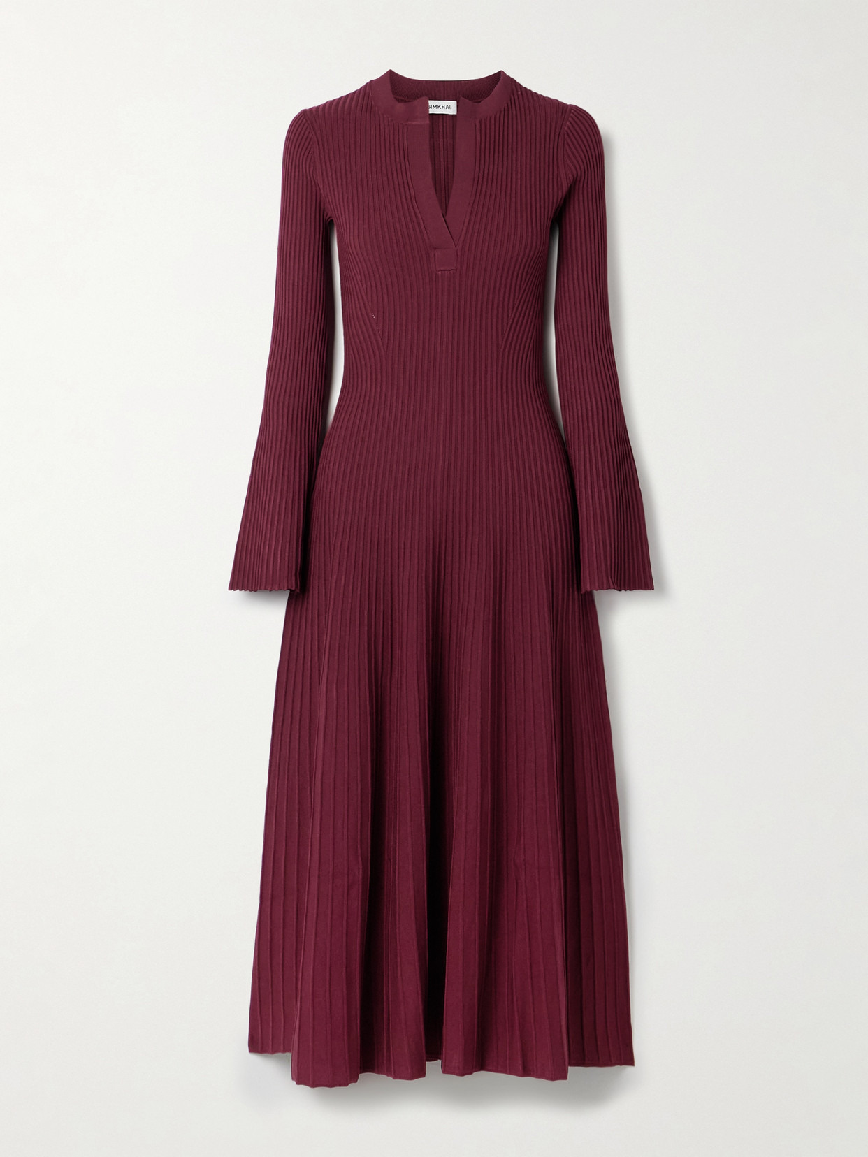 Genna Ribbed-knit Midi Dress - 1