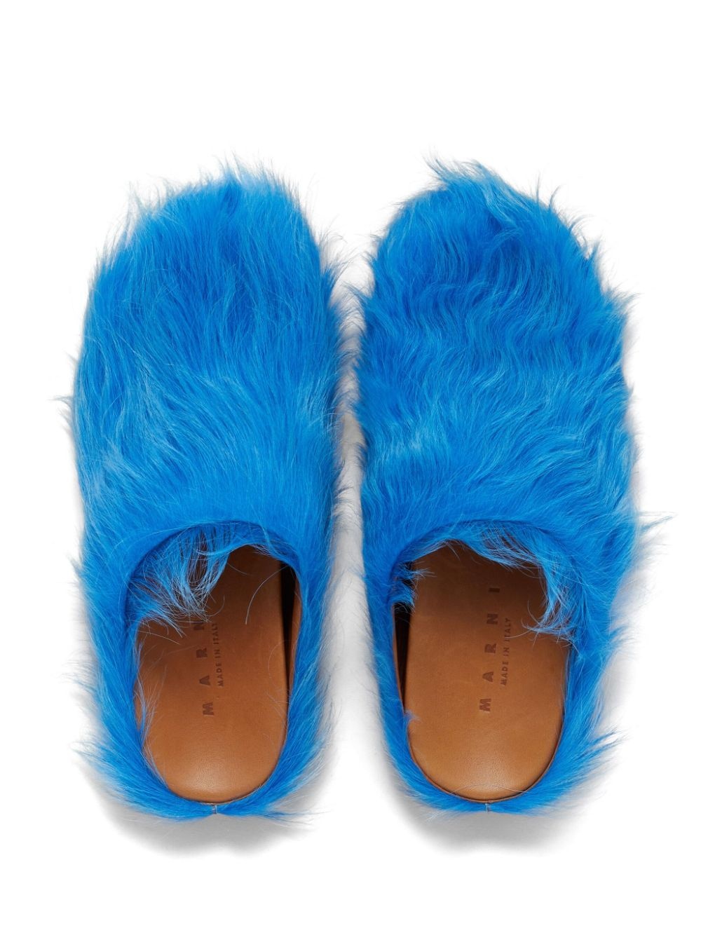 Sabot brushed leather slides - 4
