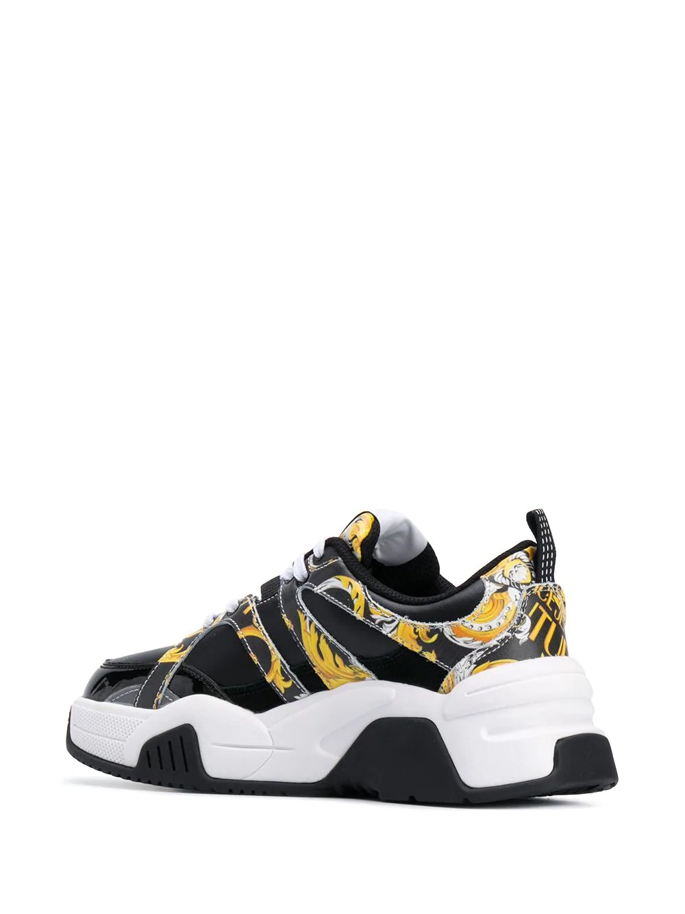 baroque print sneakers - 3