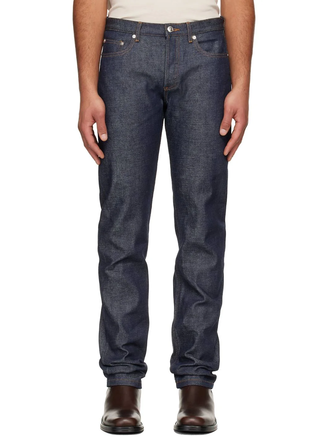 Navy New Standard Jeans - 1