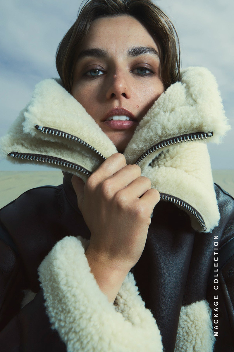 PENELOPA Sheepskin jacket with double collar 2