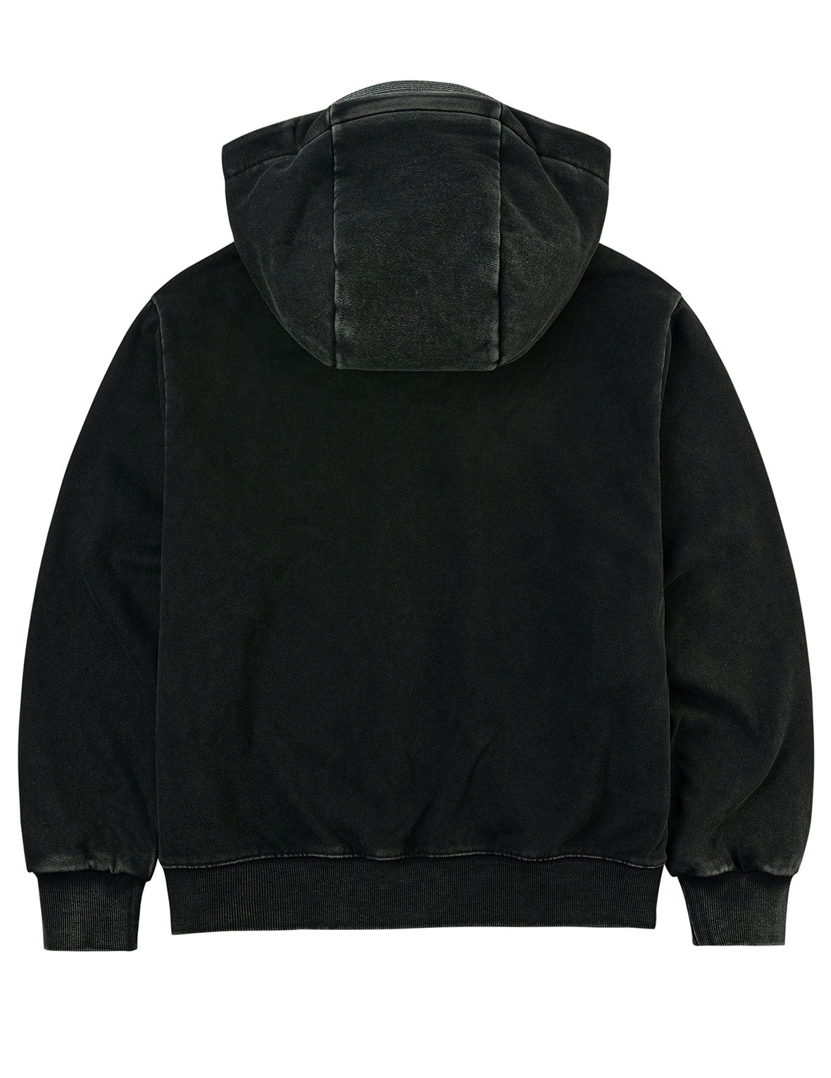 Slogan Print Oversized with Cap Hooded Jacket - 2