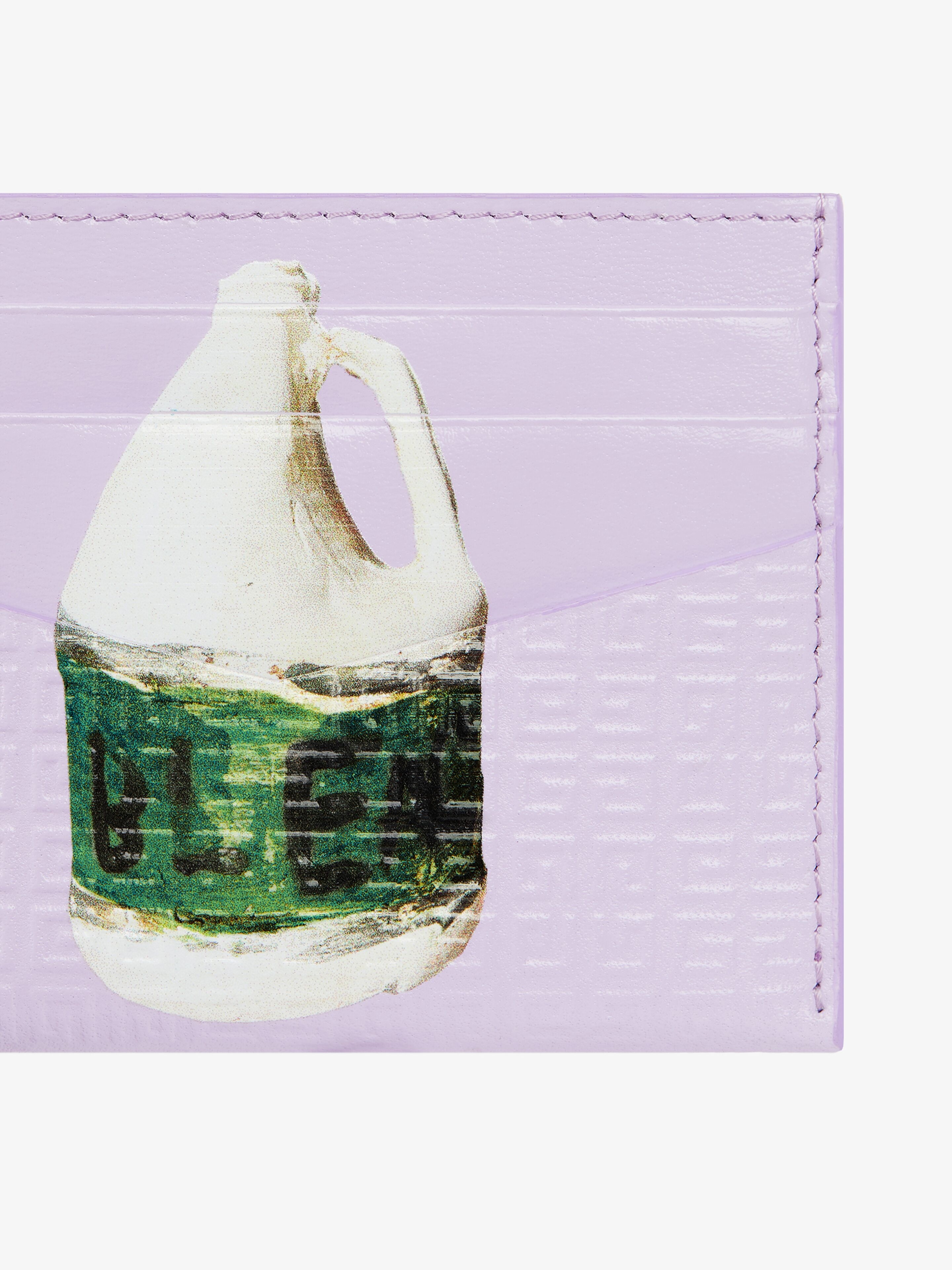 CARD HOLDER IN 4G LEATHER WITH CERAMIC PRINT - 2