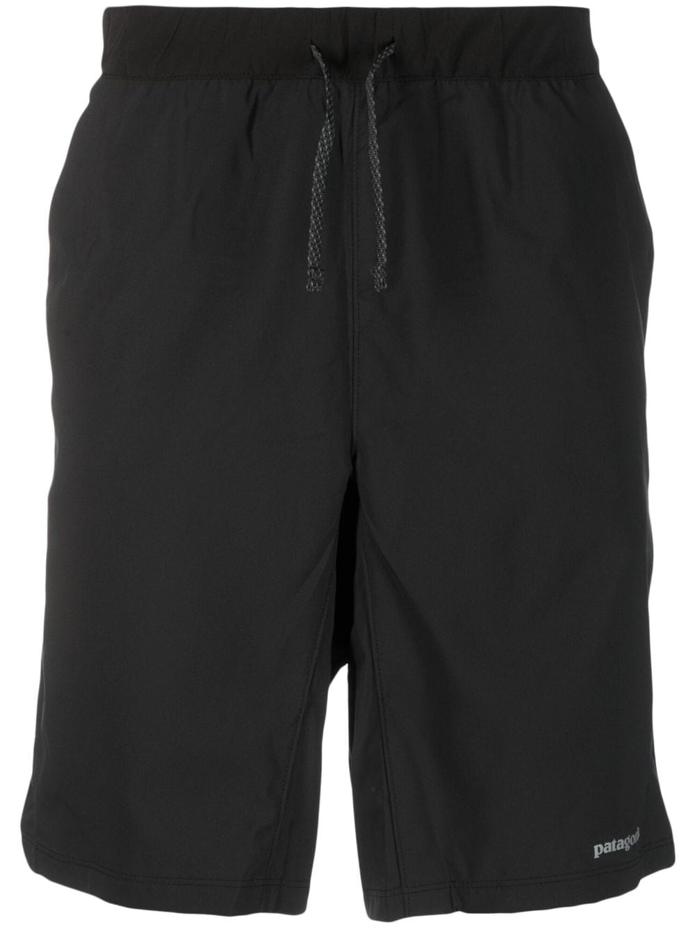 drawstring-waist recycled-polyester shorts - 1