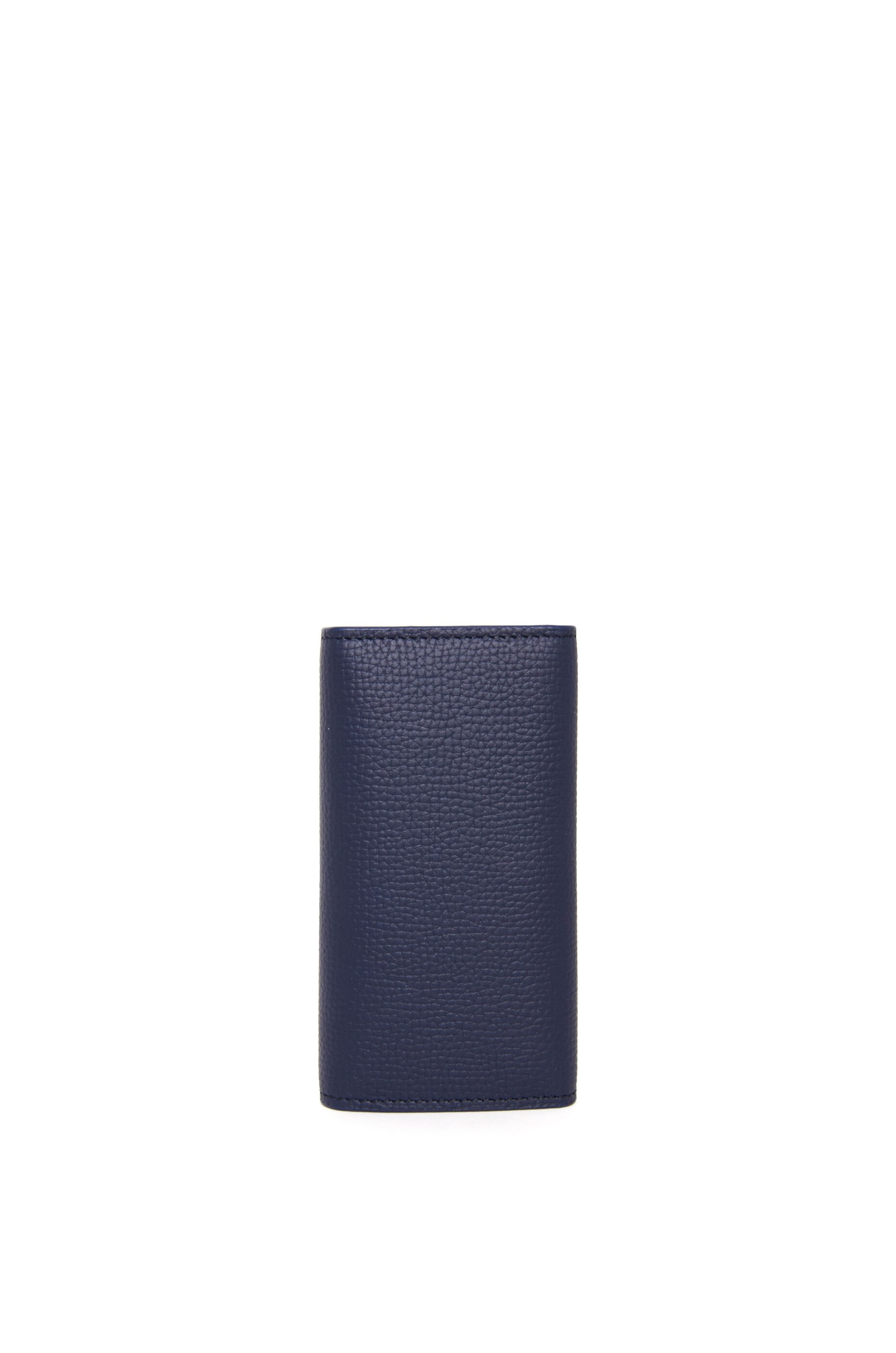 Anagram key case in pebble grain calfskin - 4
