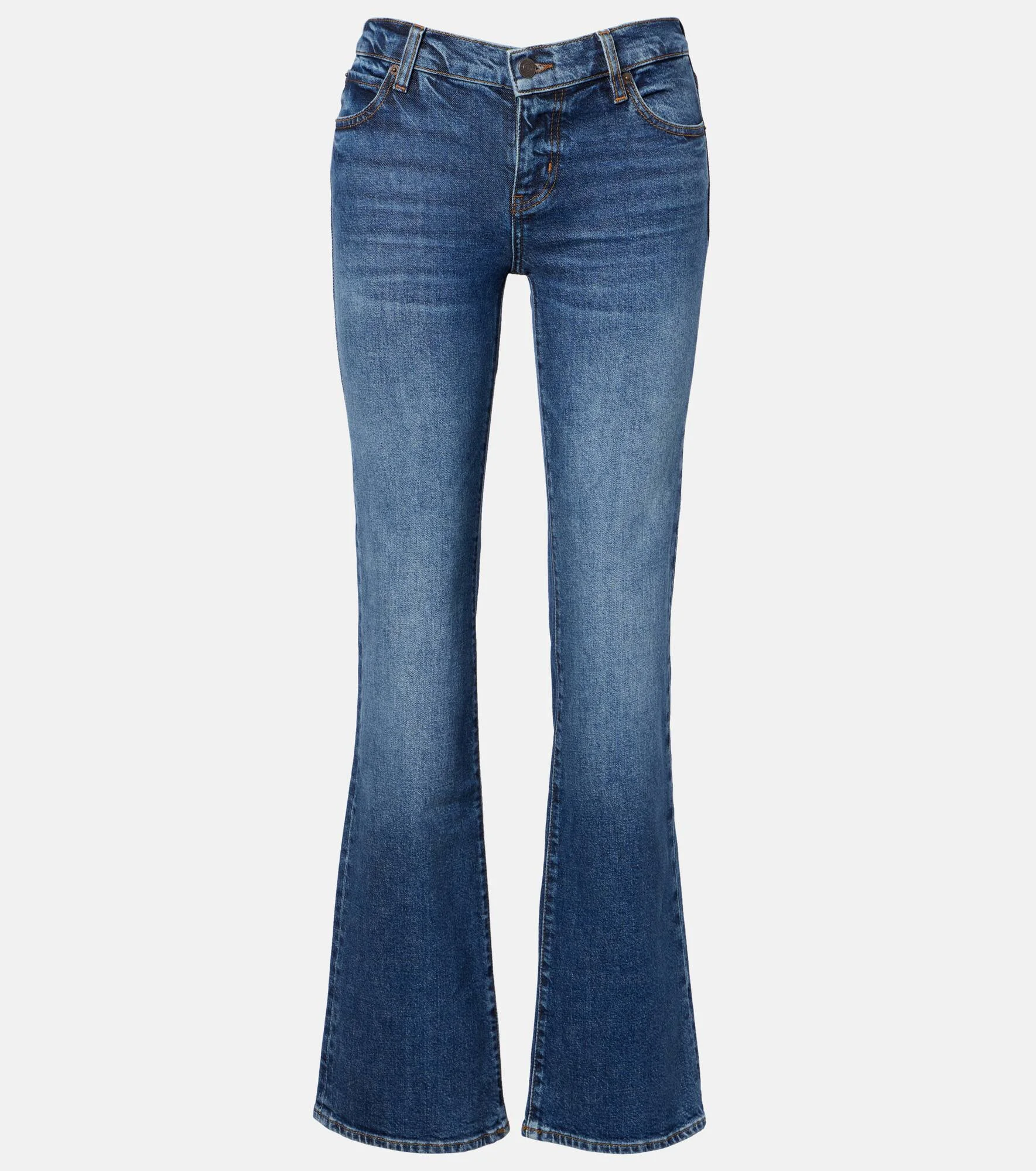 Arrow high-rise bootcut jeans - 1