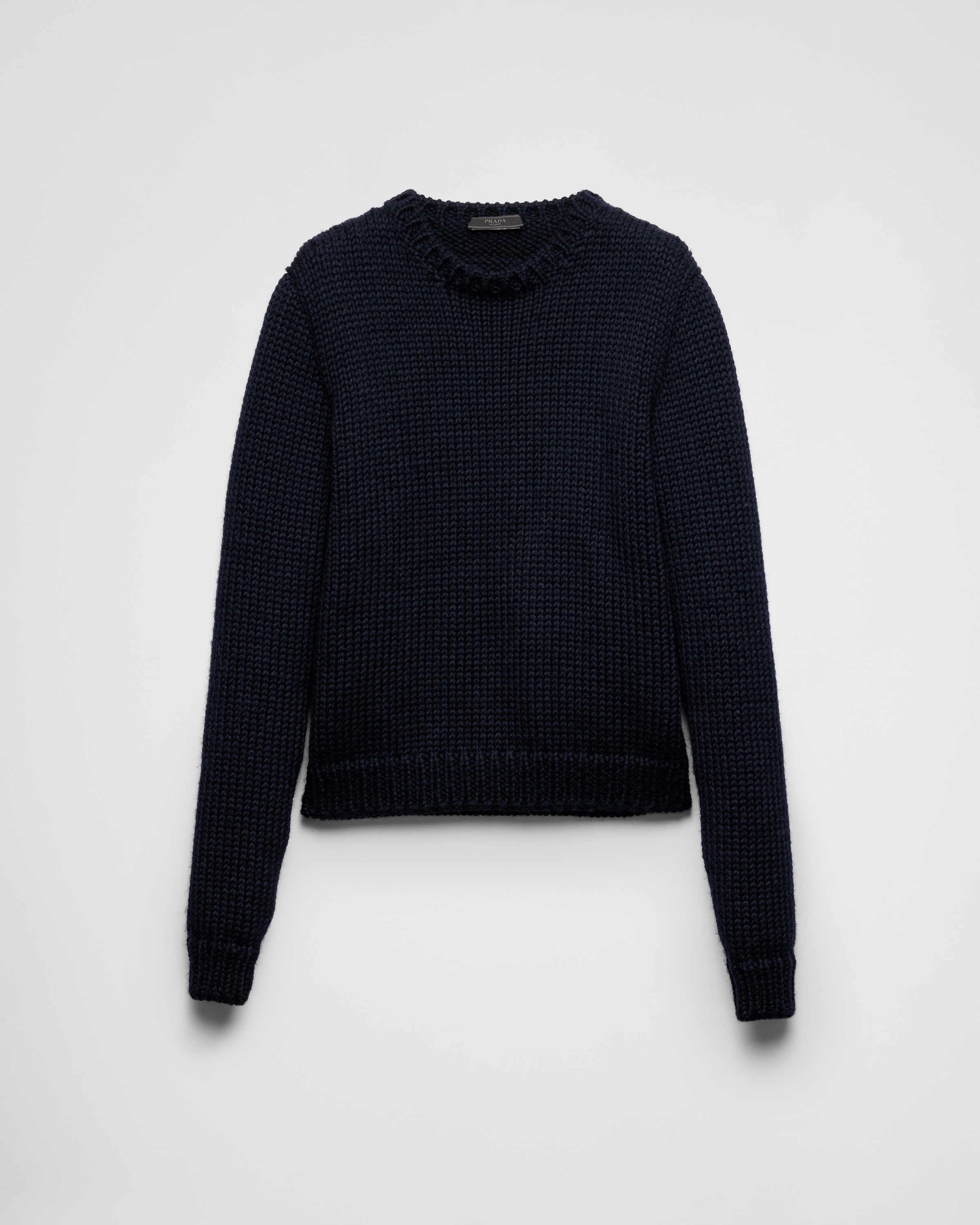 Wool crew-neck sweater - 1