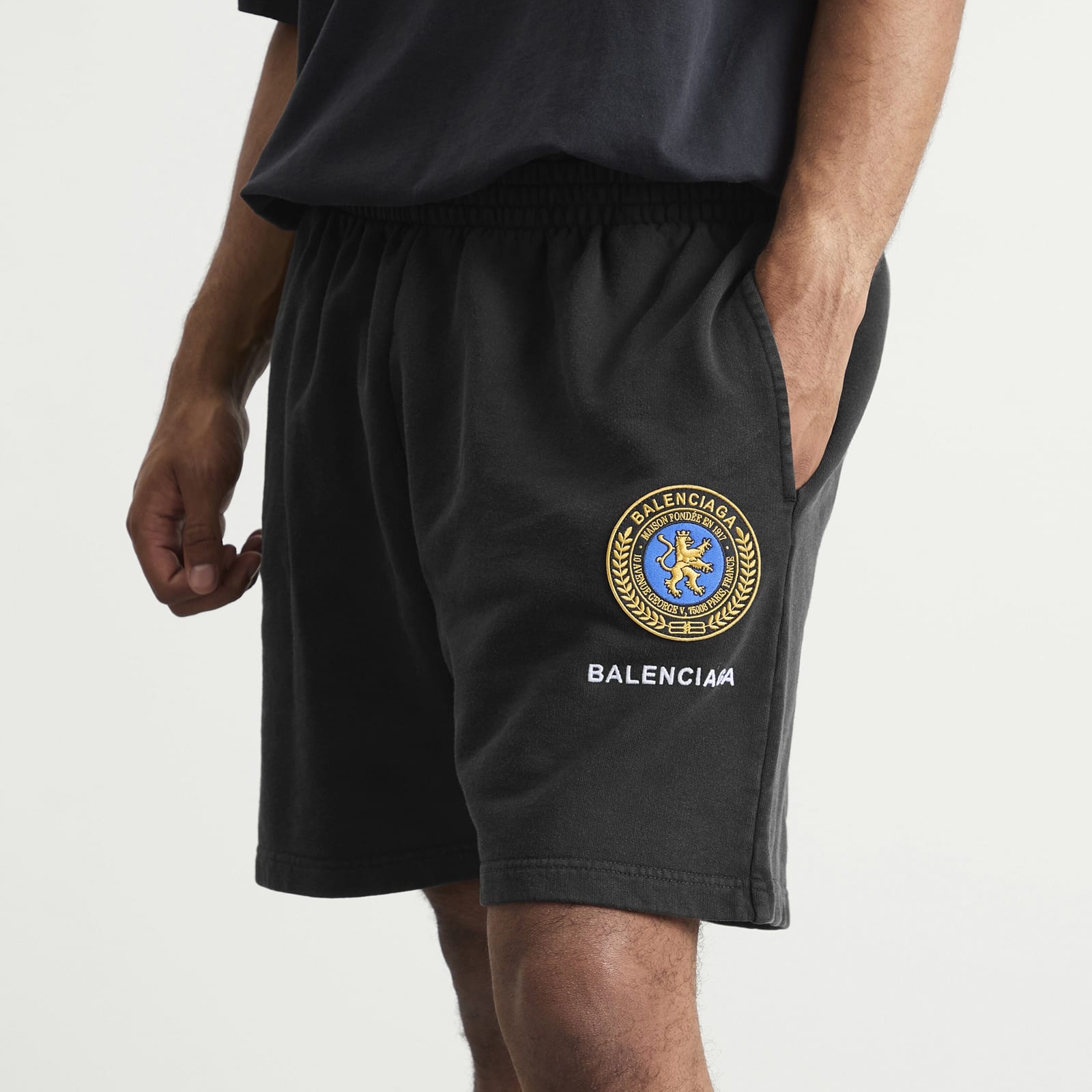 Balenciaga Uniform Merch Dry Molleton Shorts - 5