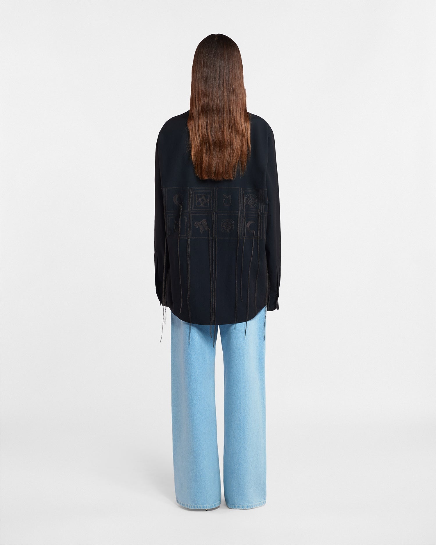 Embroidered Poplin Shirt - 4