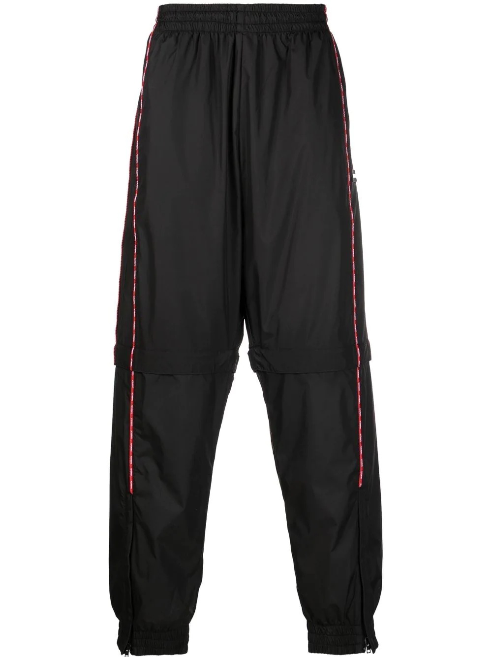 side-stripe track pants - 1