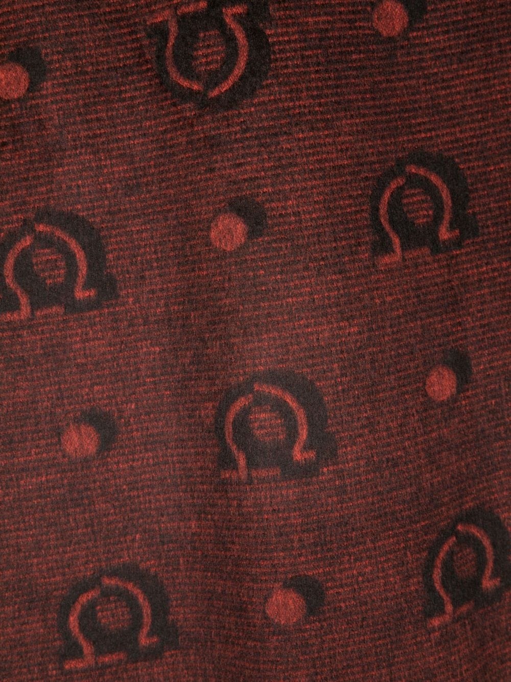 patterned-jacquard silk scarf - 2