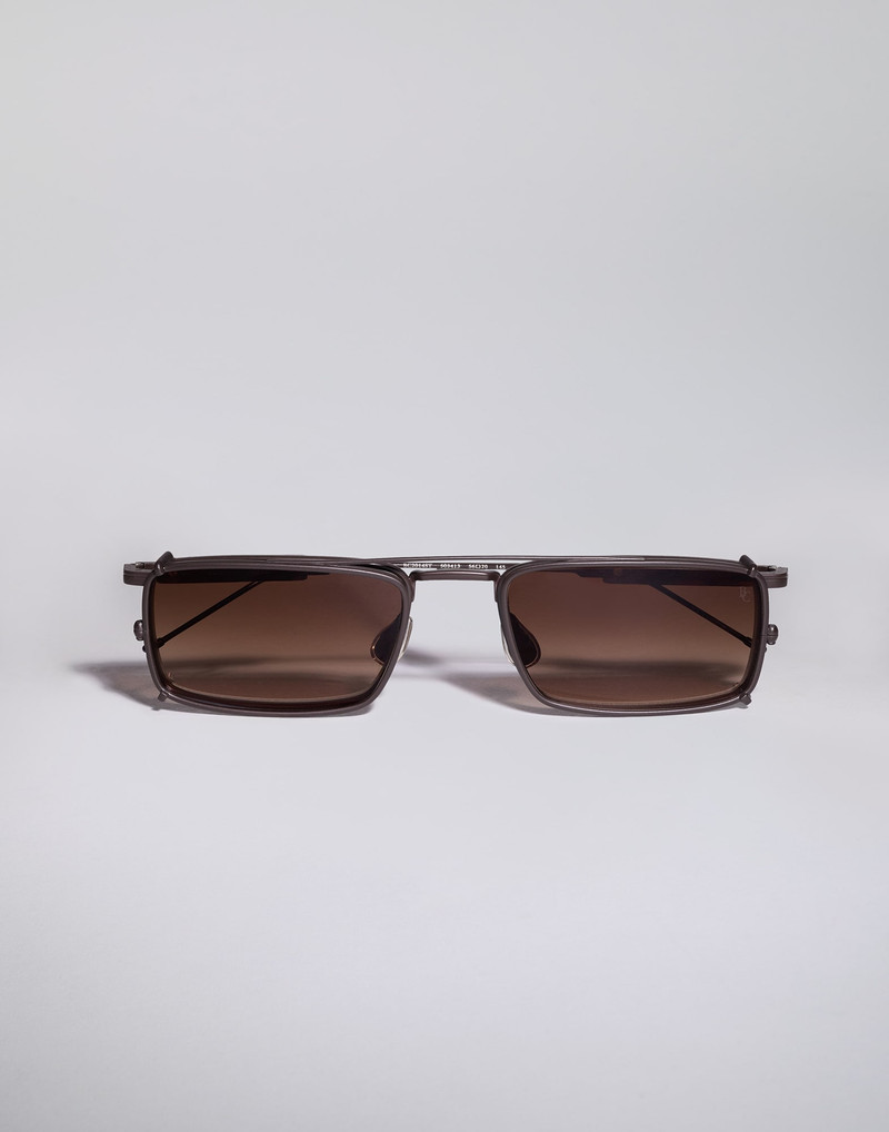 Titanium frame with clip-on sun lens 1