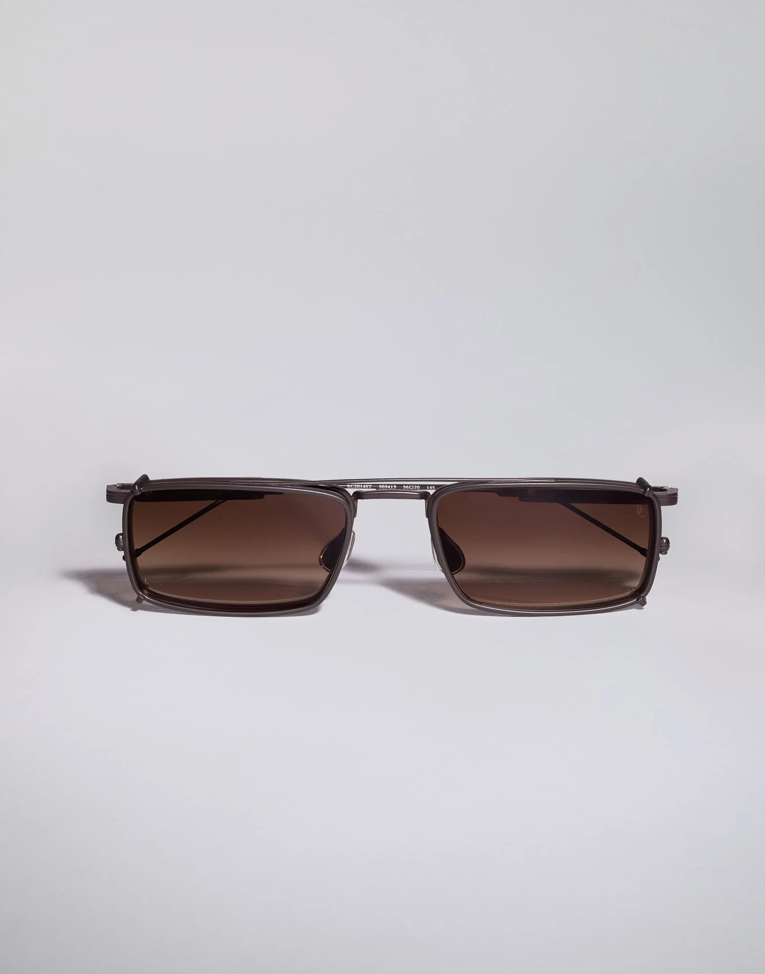 Titanium frame with clip-on sun lens - 1