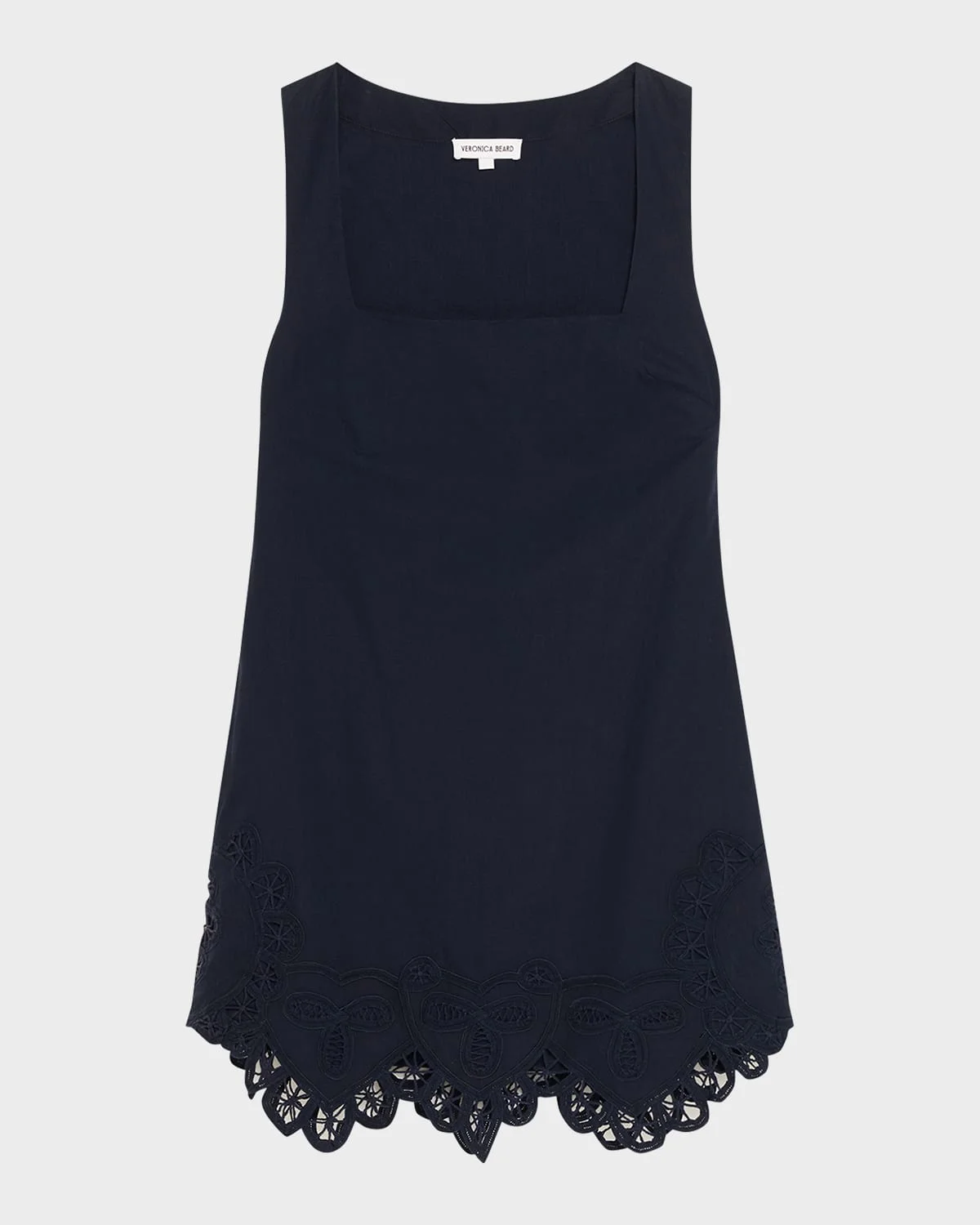 Shanice Lace Cotton Mini Dress - 1