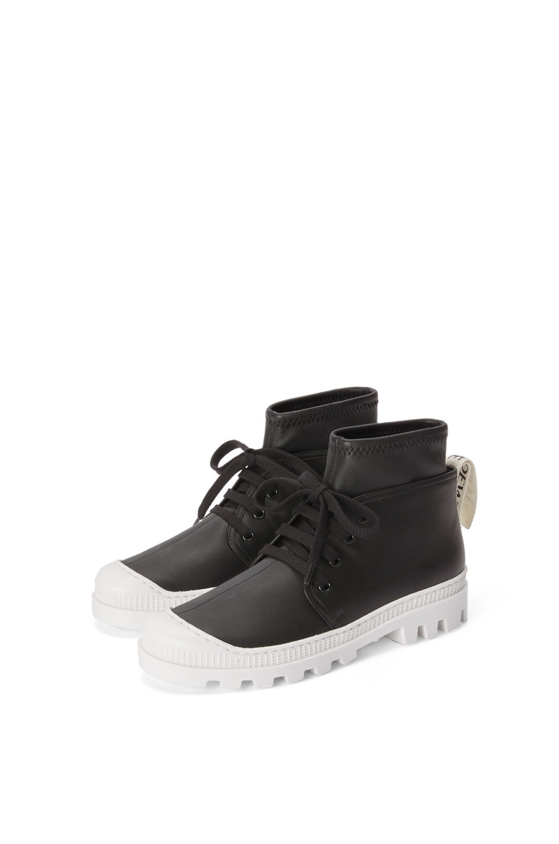 Loewe Stretch combat boot in lambskin outlook