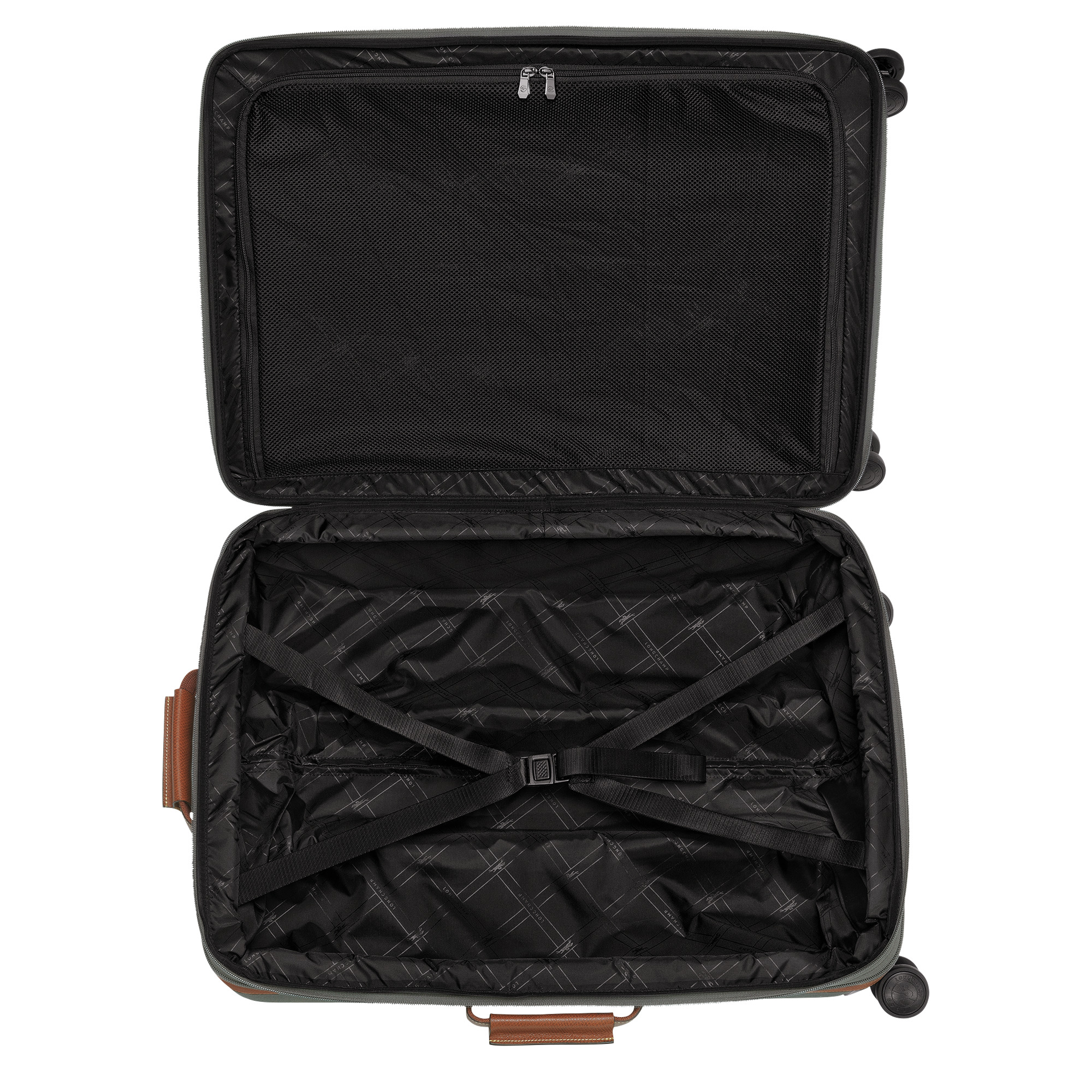 Boxford L Suitcase Brown - Recycled canvas - 3