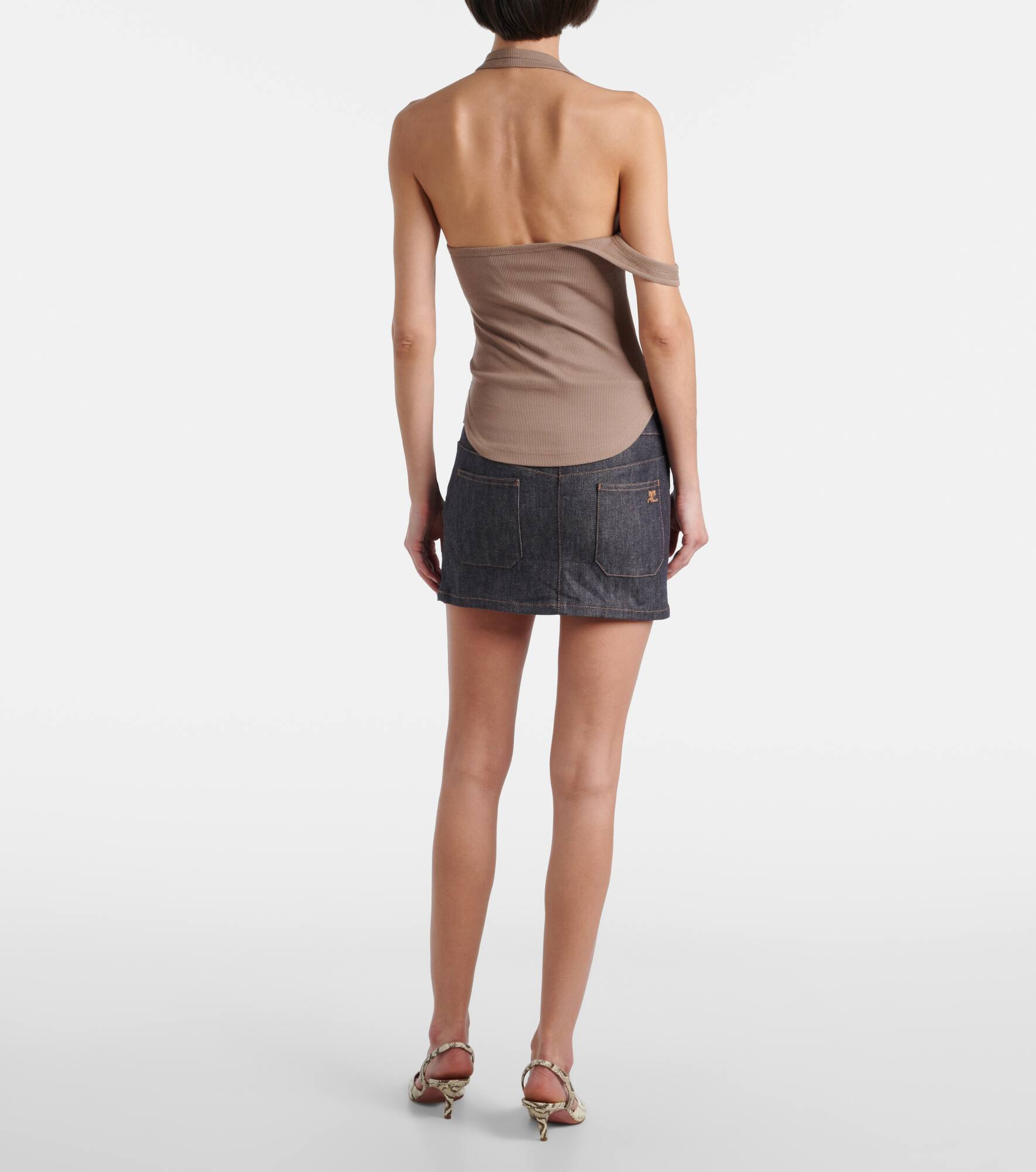 Undressed 90's ribbed-knit cotton top - 3