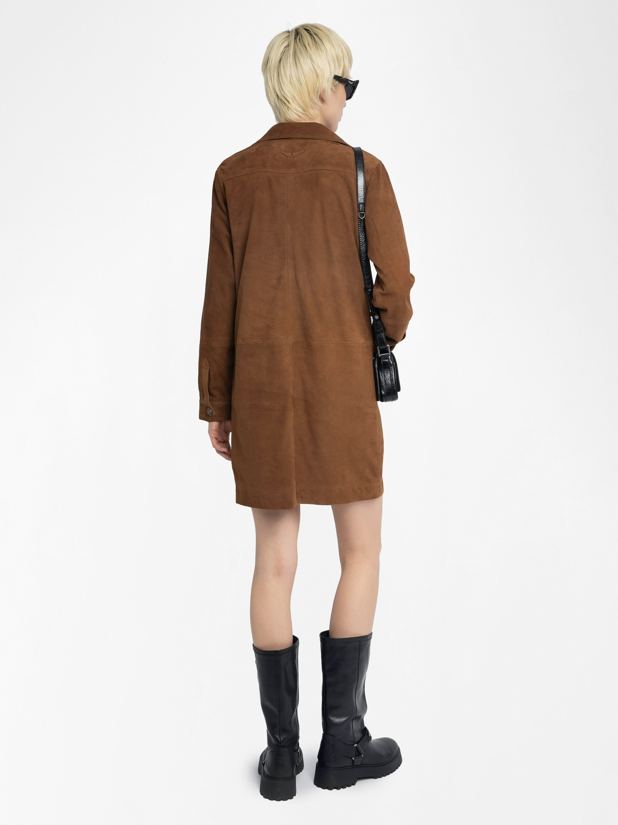 Remacha Suede Leather Dress - 6