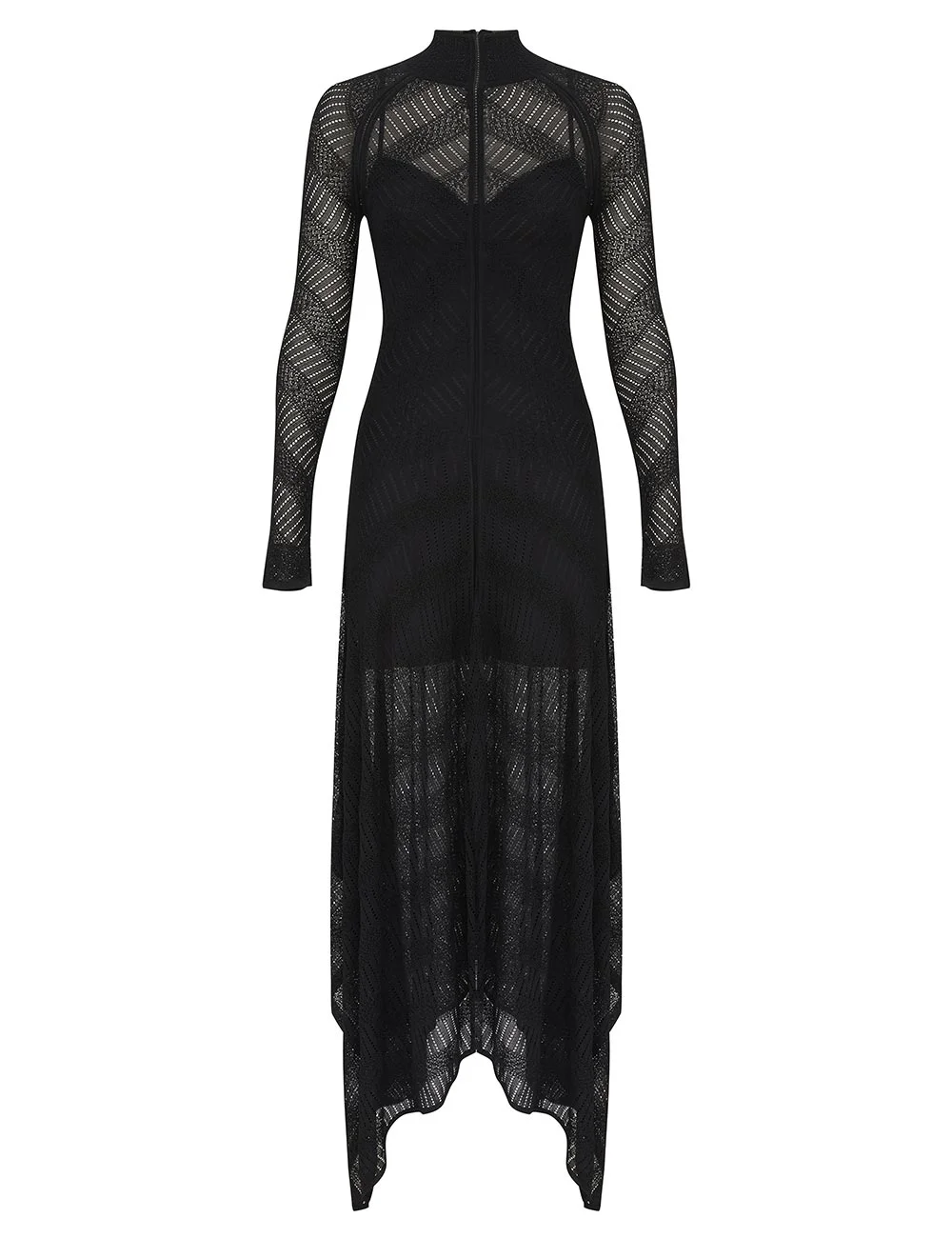 VALIANT CHEVRON LACE DRESS - 1
