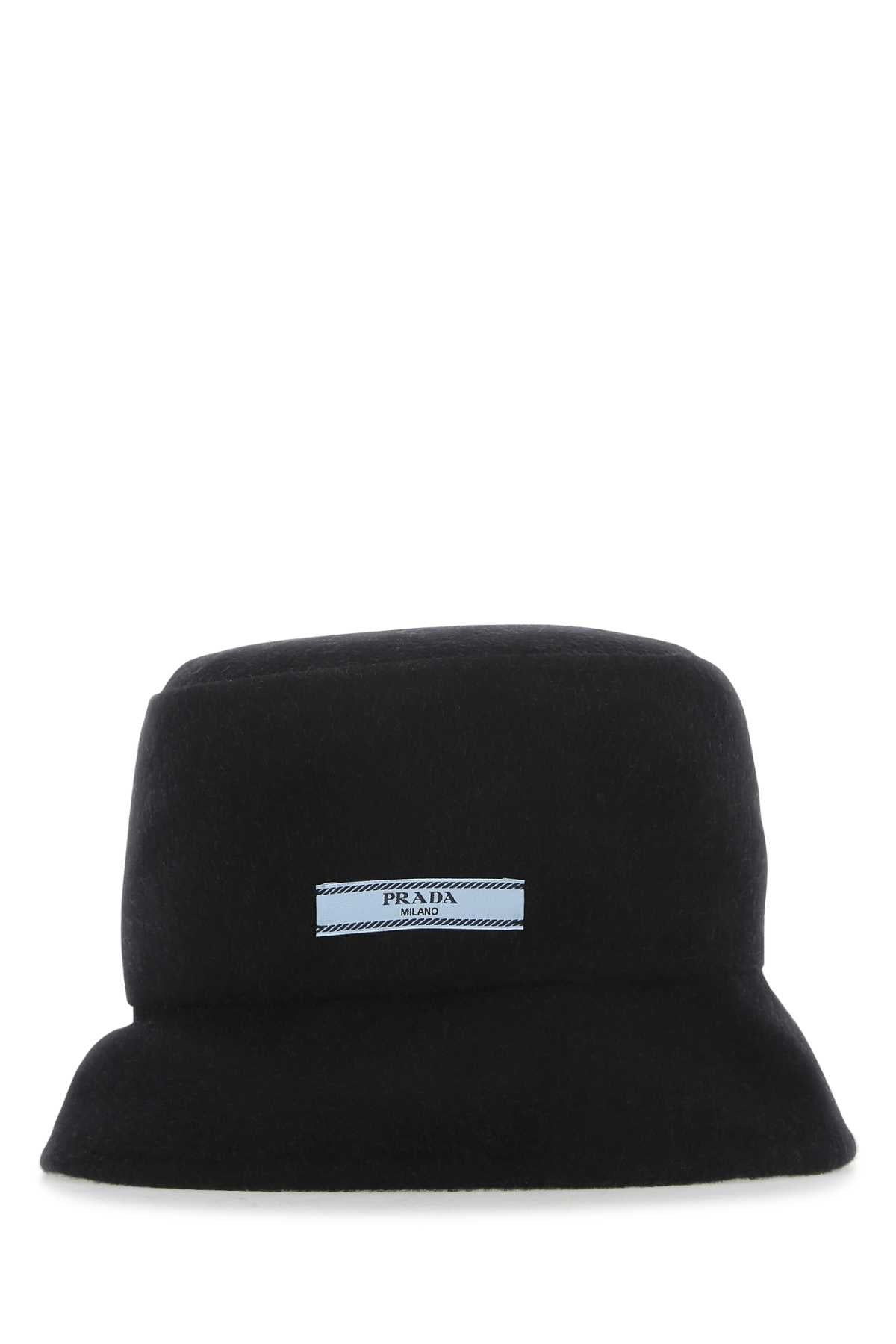 Prada Women Black Cashmere Hat - 2