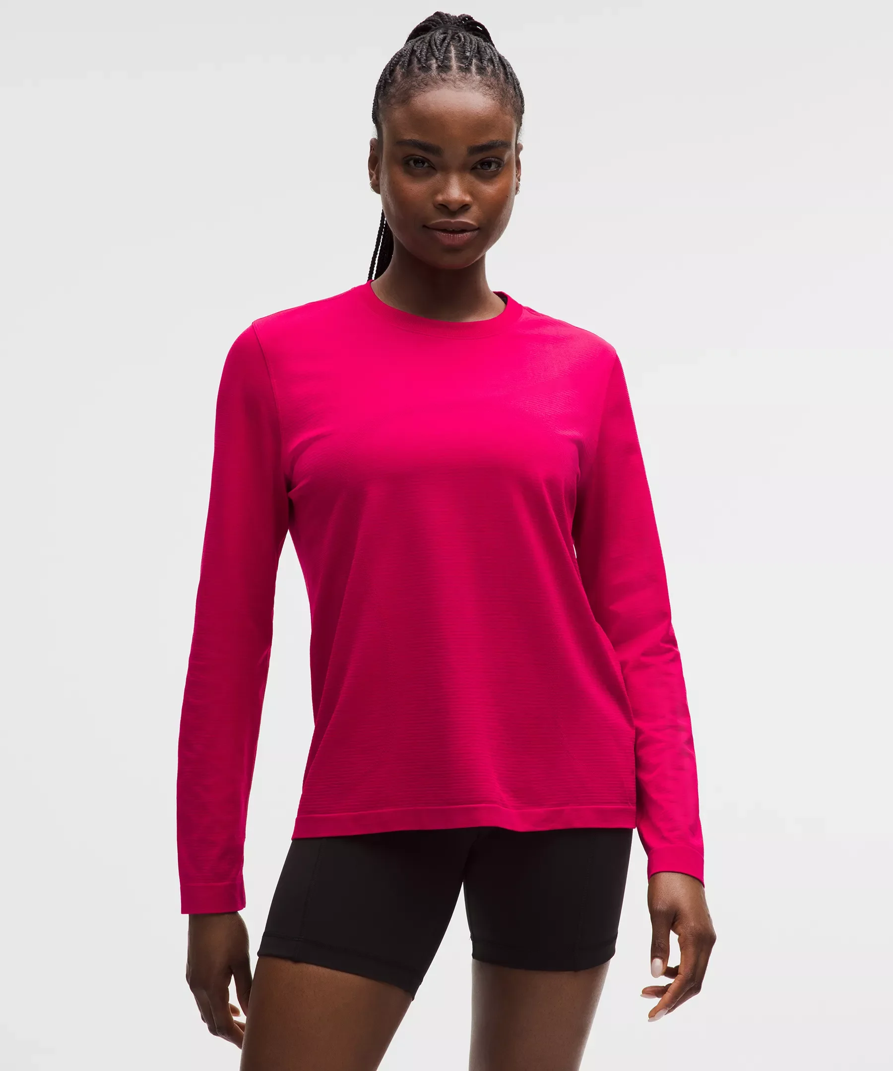 Swiftly Relaxed Long-Sleeve Shirt Hip Length *Updated Fit - 1