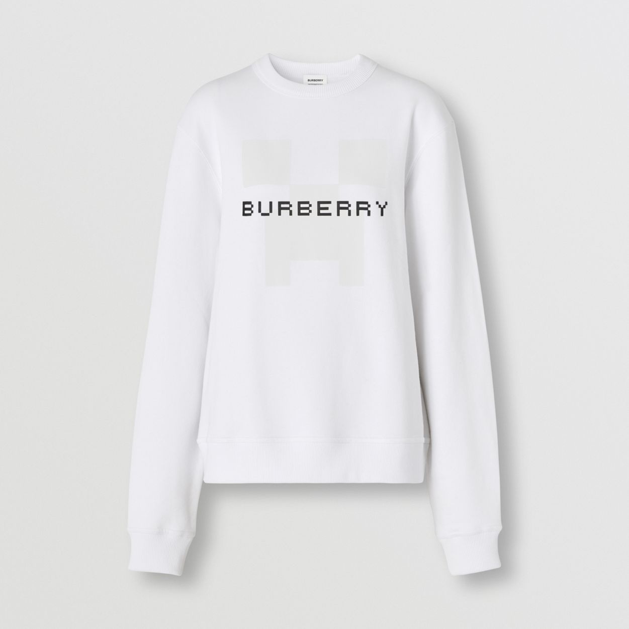 Logo Print Cotton Sweatshirt - 1