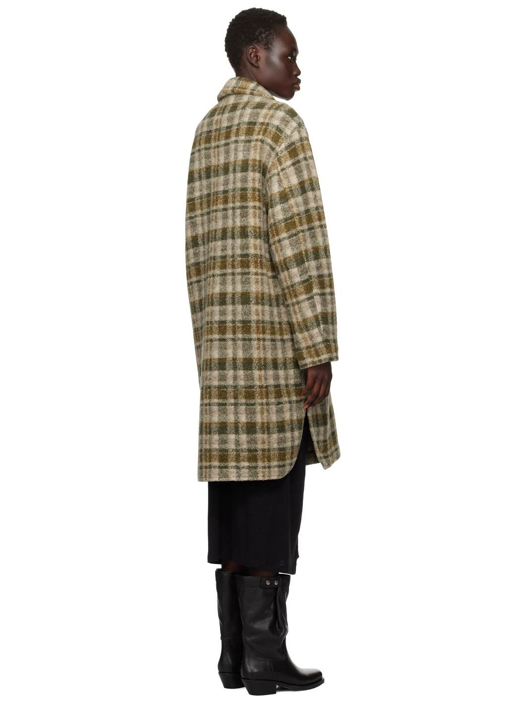 Green & Brown Gabriel Coat - 3