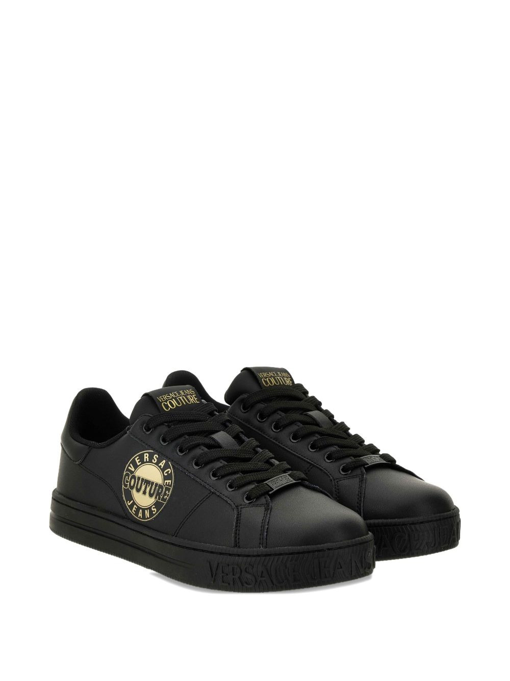 logo-plaque sneakers - 2
