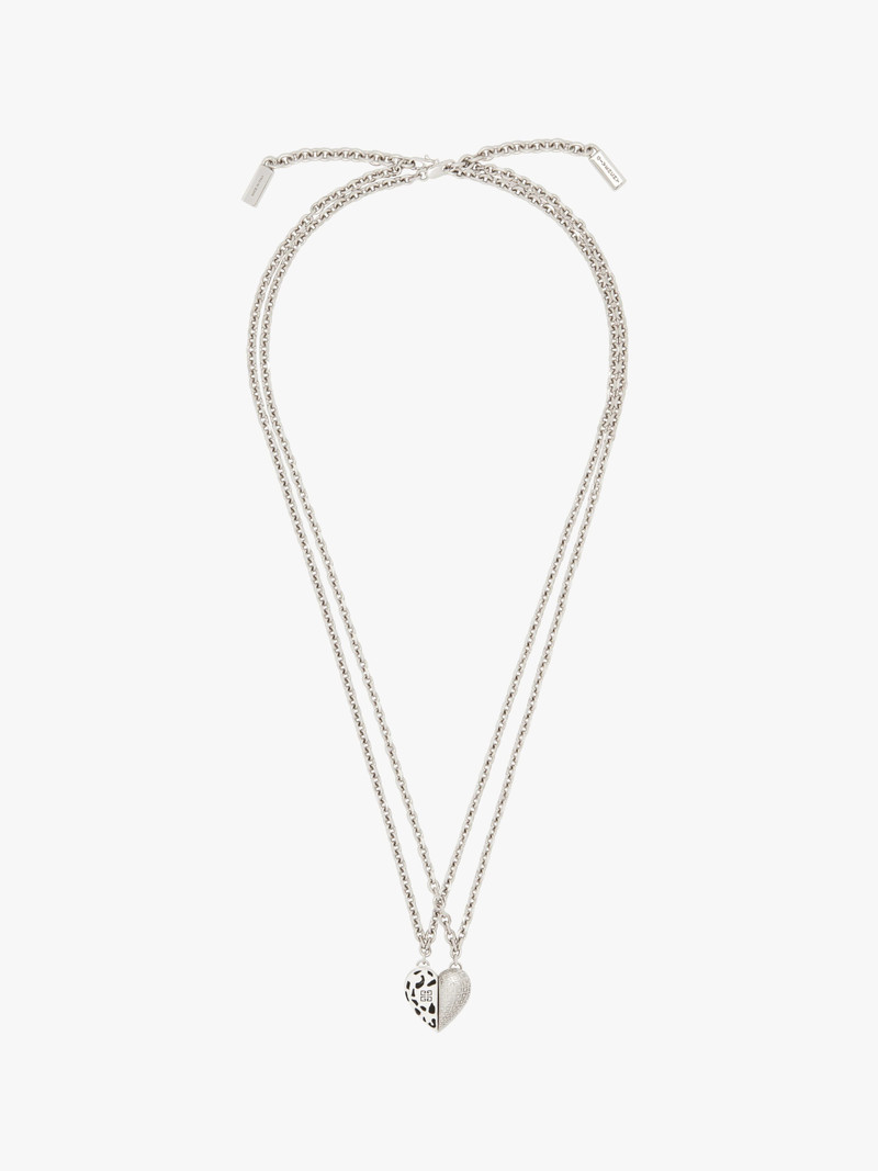 SEPARABLE TWO TONE DOUBLE NECKLACE - 1