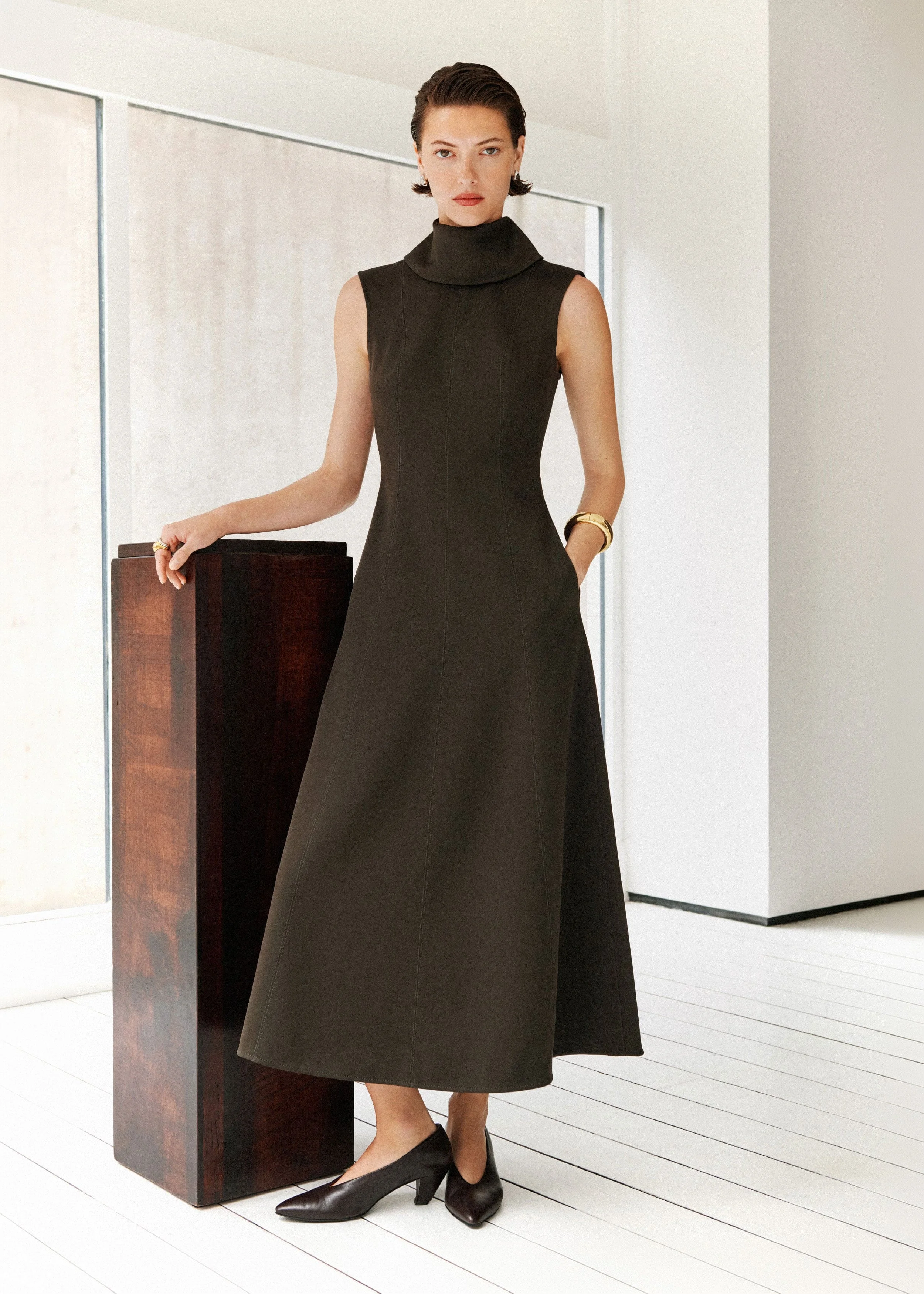 Fit + Flare Maxi Dress - 1