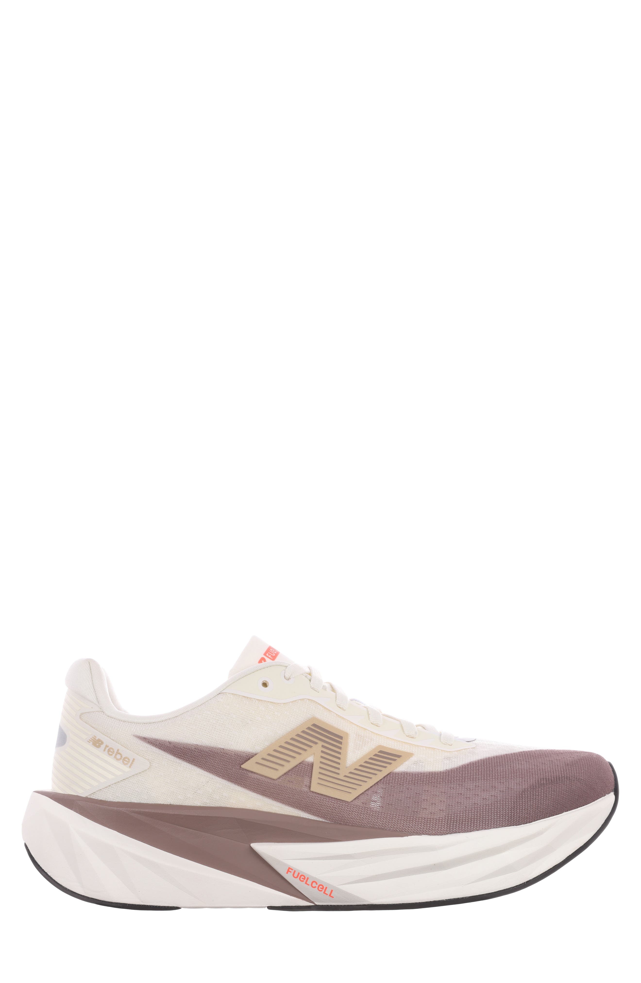 New Balance FuelCell Rebel v5 Running Shoe in Angora/Earth Shadow at Nordstrom - 2