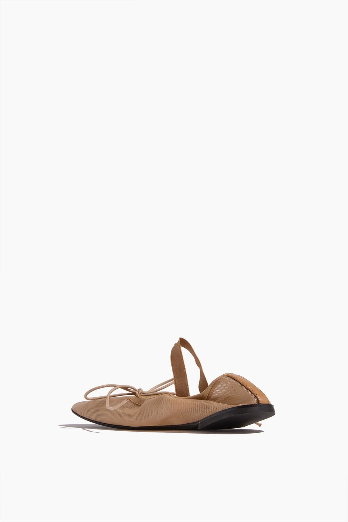 Glove Mary Jane Ballet Flats in Sand - 3