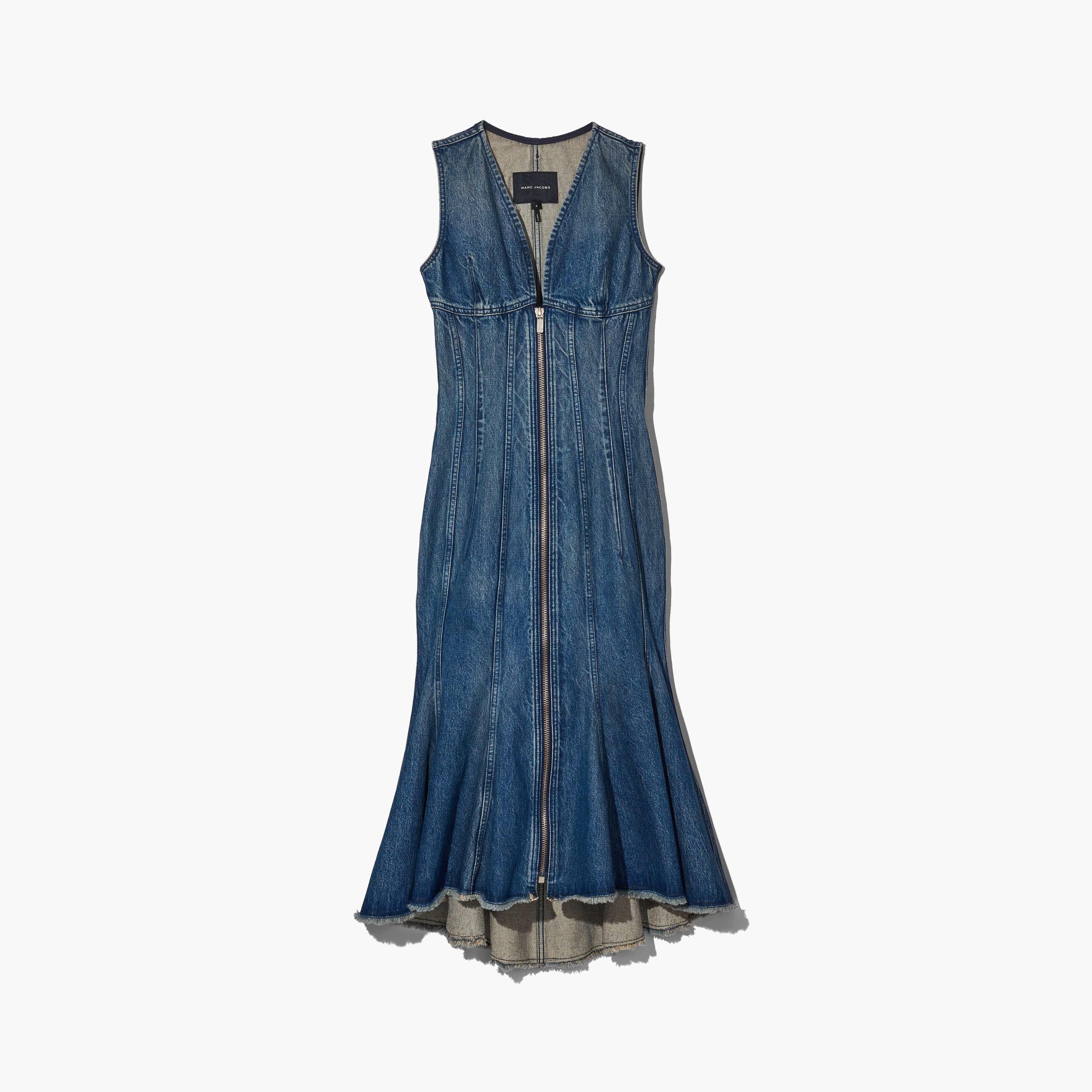 THE WAVE DENIM DRESS - 2