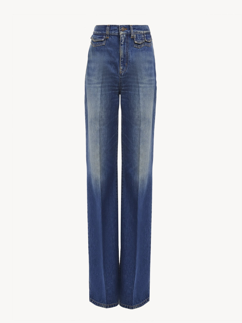 Chloé HIGH-RISE FLARE JEANS IN DENIM outlook
