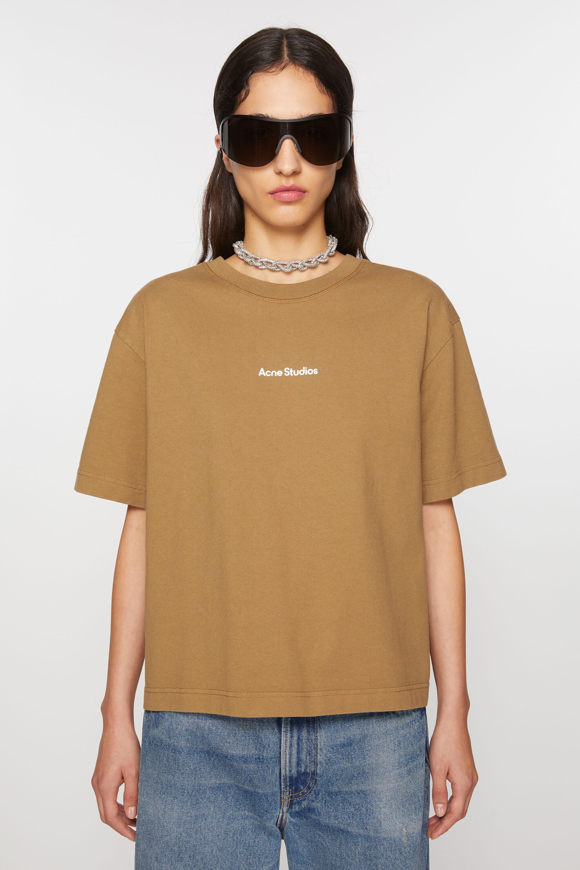 T-shirt stamp logo - Mud beige - 2