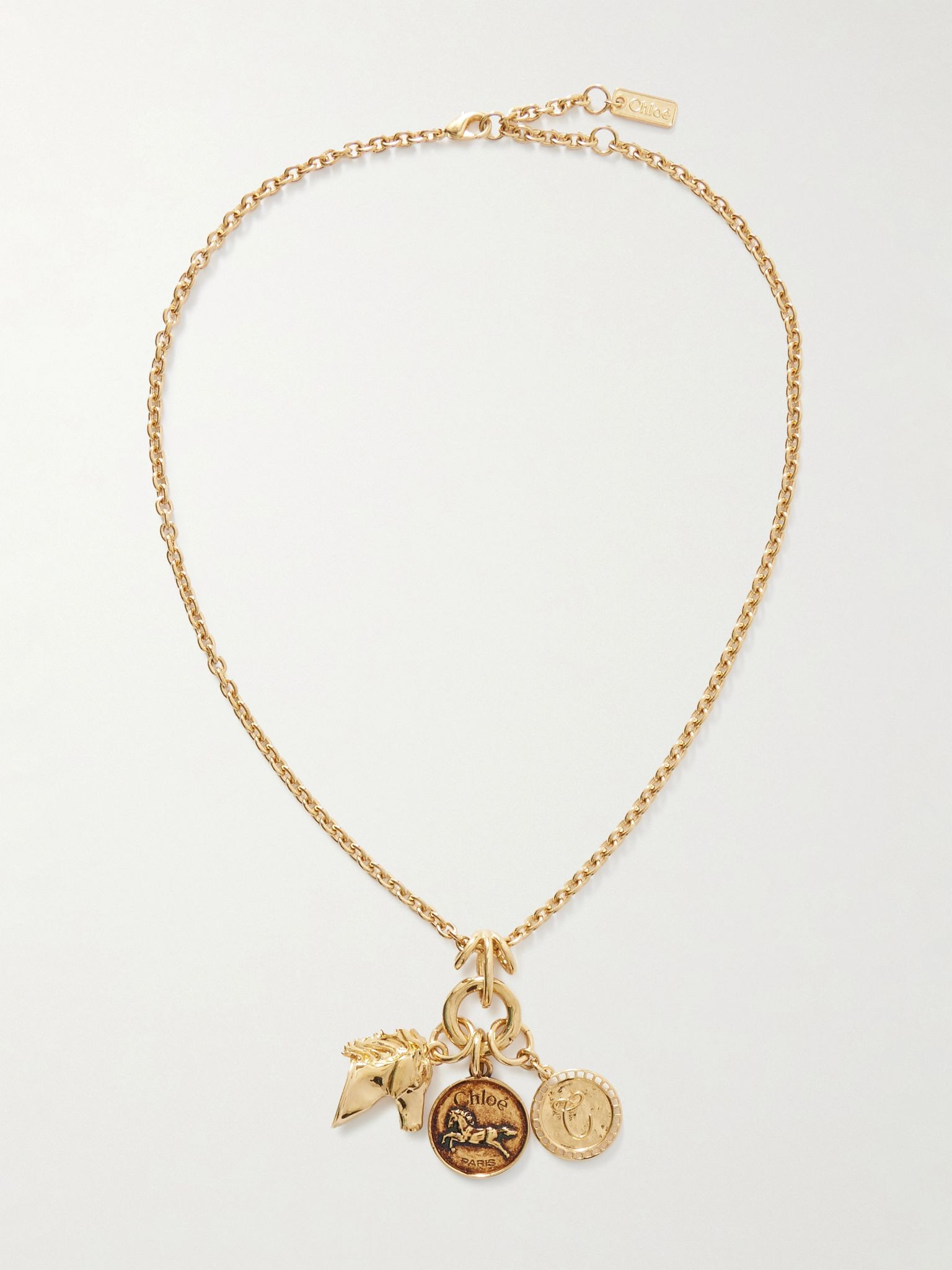Gold-tone necklace Gold - 4
