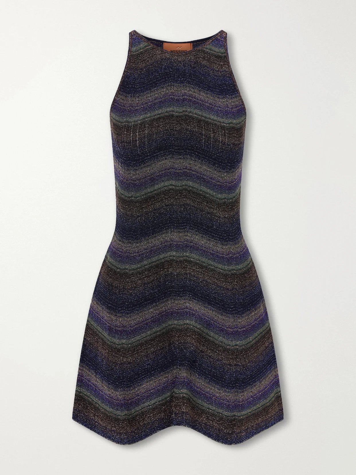 missoni crochet knit mini dress Metallic Striped Crochet-knit - DS26WG1OBK01JLS91T5 Size:US4/AUS8 US Army Service Cap Back Style_Covered Button Sequin Missonis signature retro