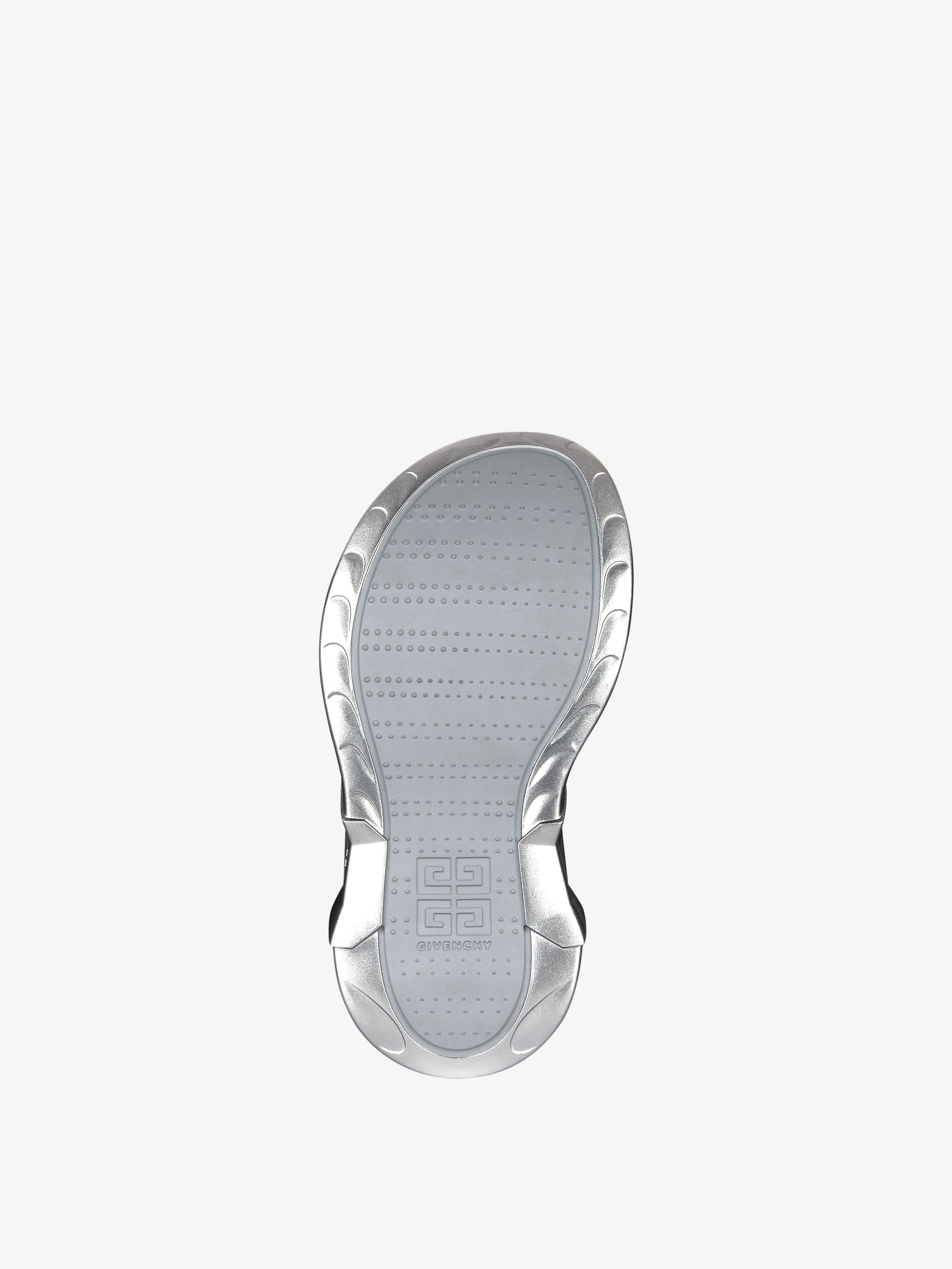 MARSHMALLOW WEDGE SANDALS IN RUBBER - 5